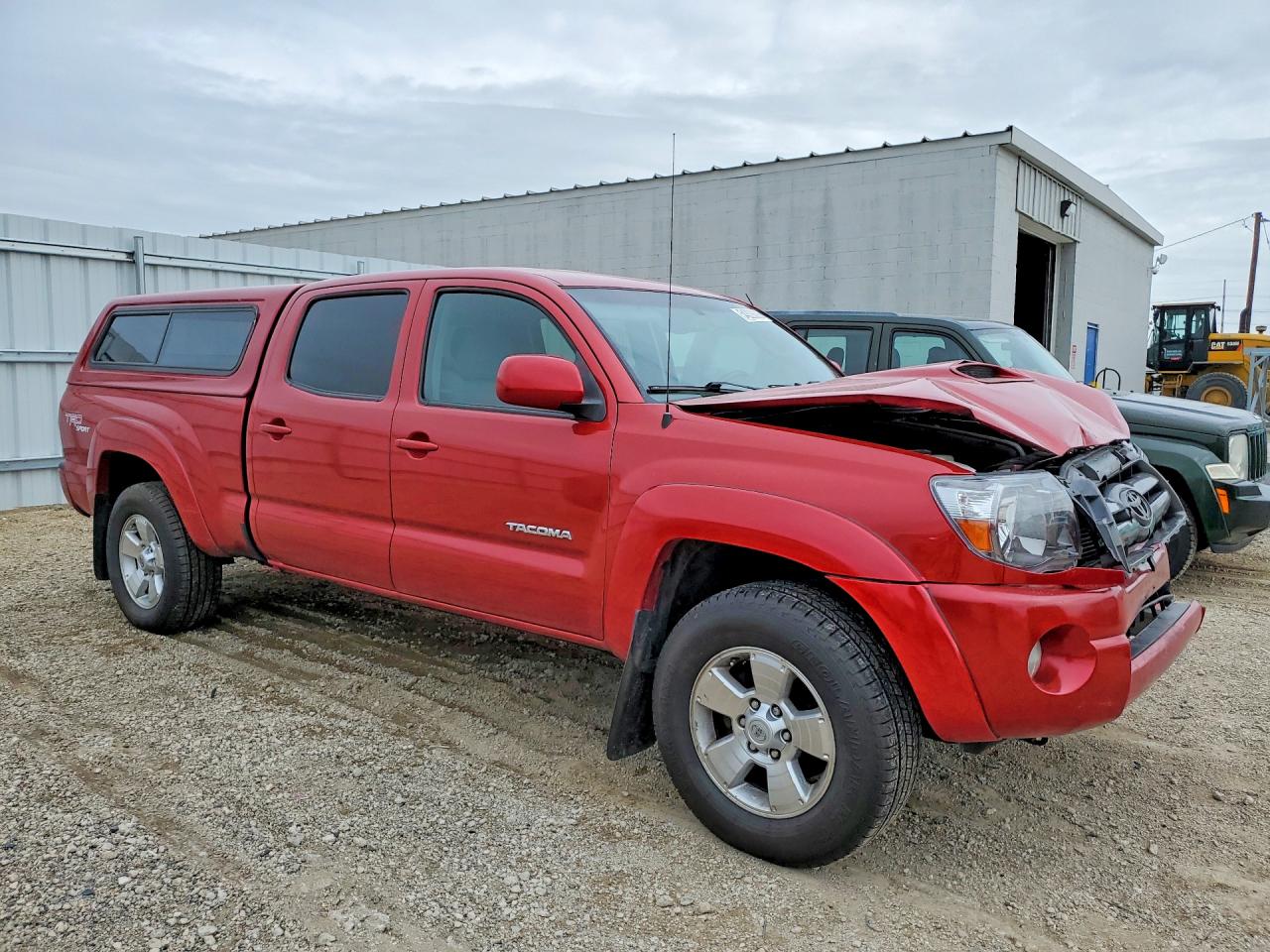 2010 Toyota Tacoma Double Cab Long Bed Red vin: 3TMMU4FN0AM015922