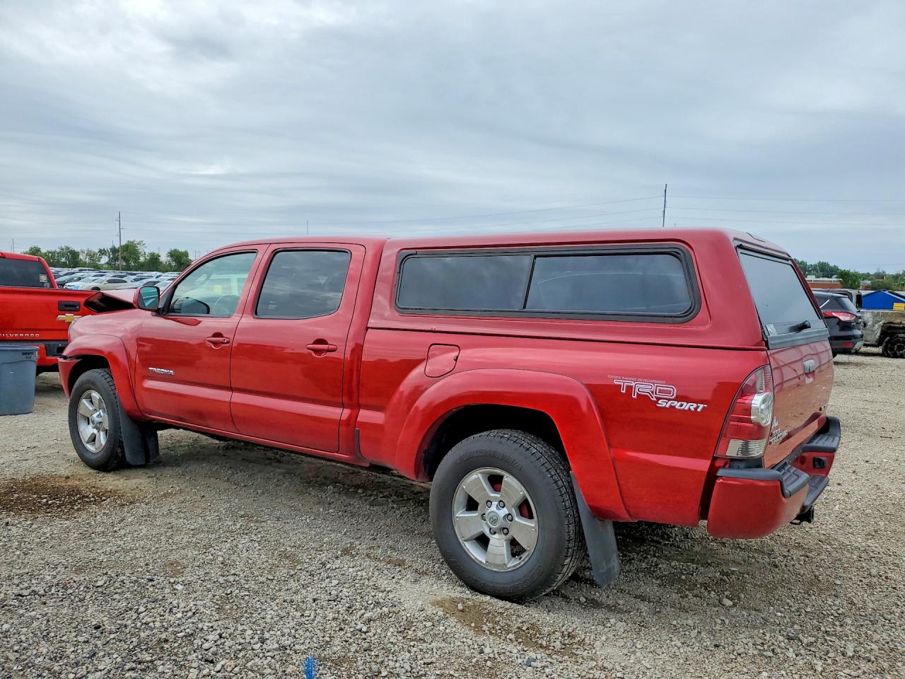 2010 Toyota Tacoma Double Cab Long Bed Red vin: 3TMMU4FN0AM015922