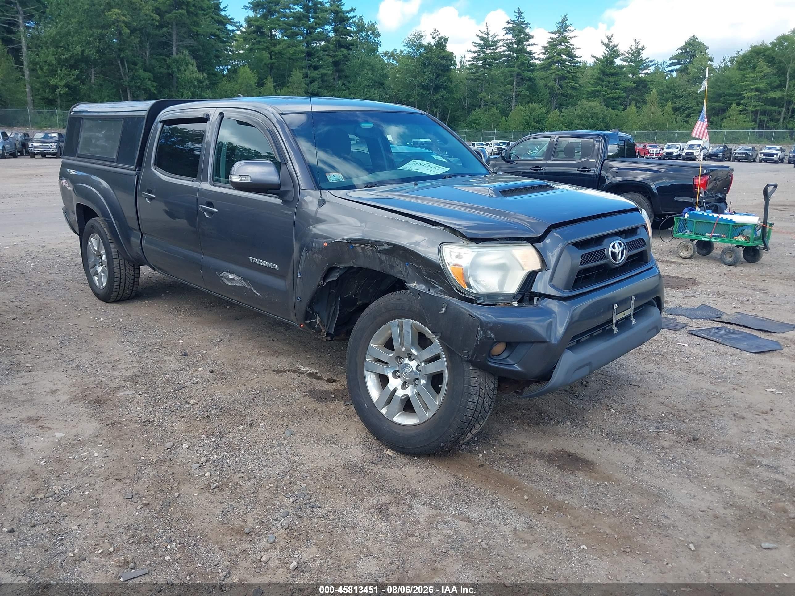 2012 Toyota Tacoma Base V6 Серый vin: 3TMMU4FN0CM045327