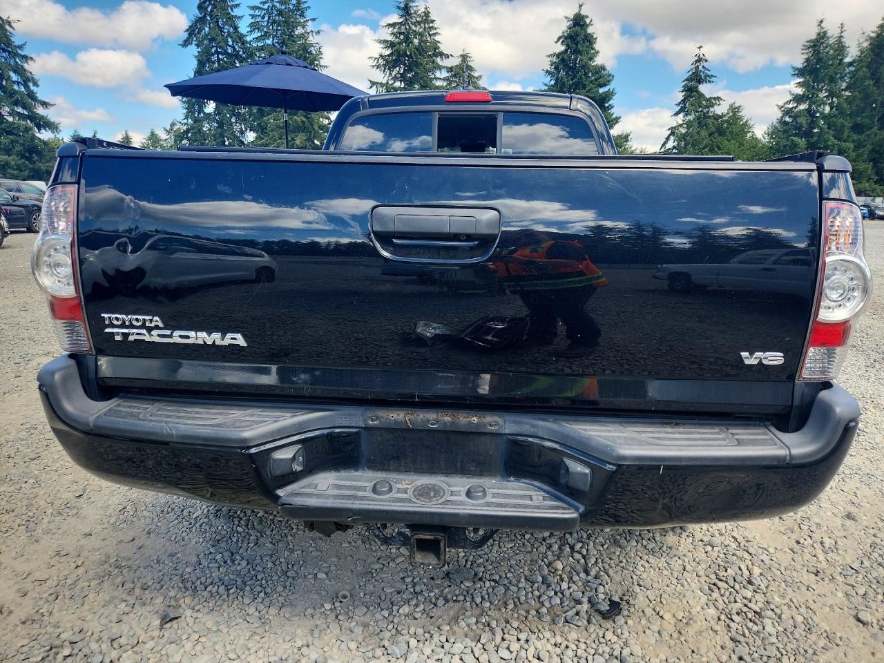 2013 Toyota Tacoma Double Cab Long Bed Черный vin: 3TMMU4FN0DM057933