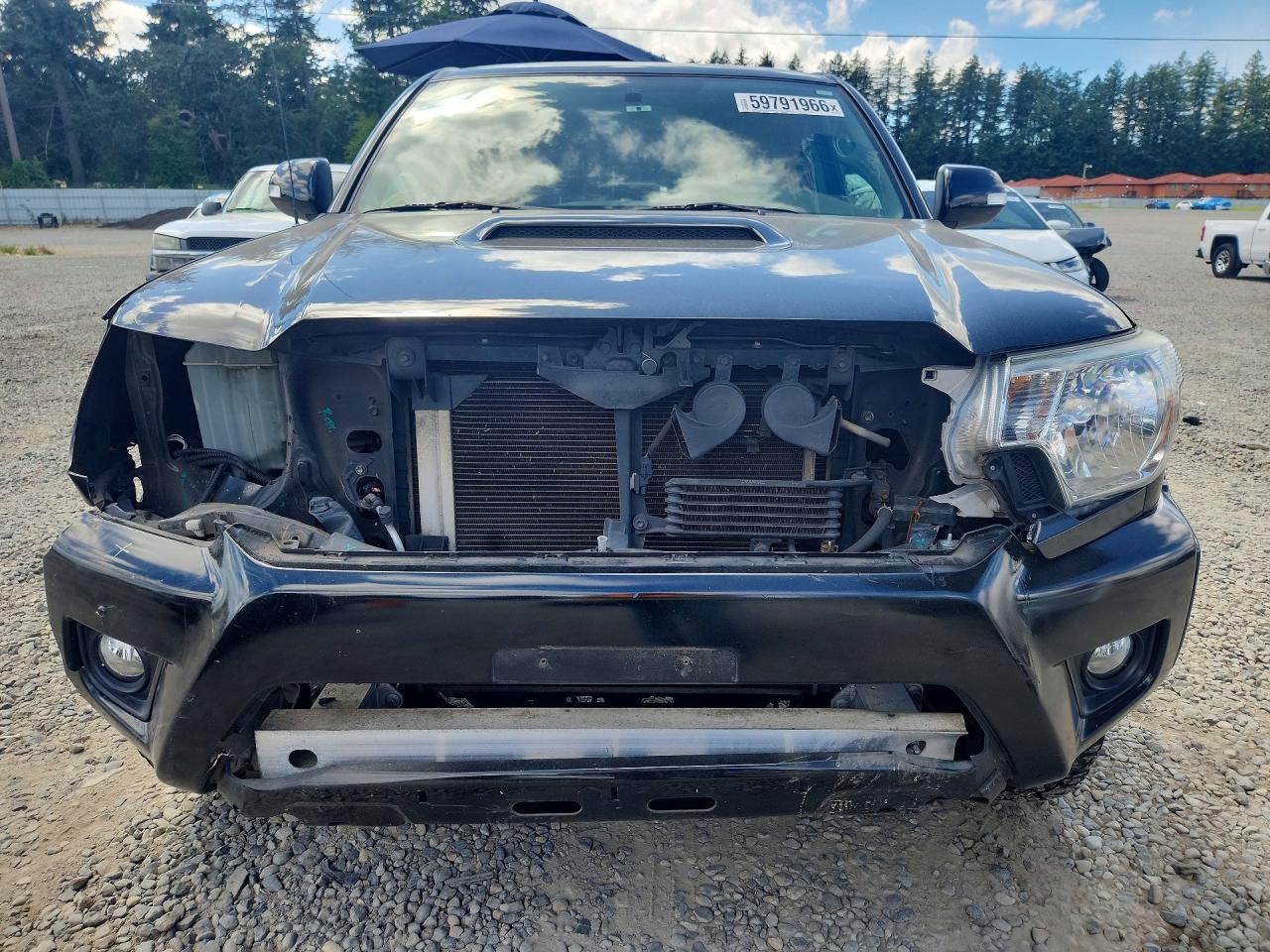 2013 Toyota Tacoma Double Cab Long Bed Черный vin: 3TMMU4FN0DM057933