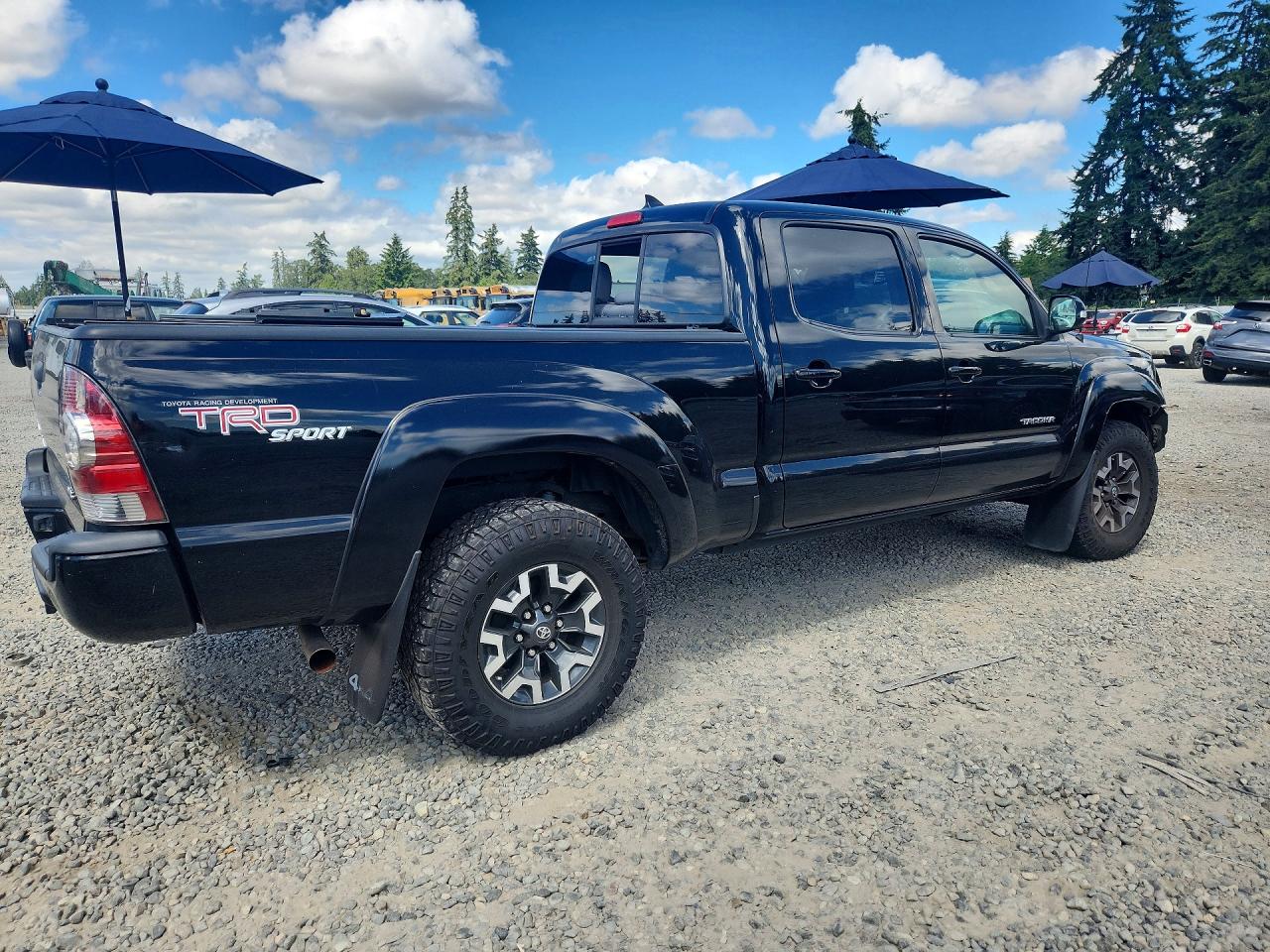 2013 Toyota Tacoma Double Cab Long Bed Черный vin: 3TMMU4FN0DM057933