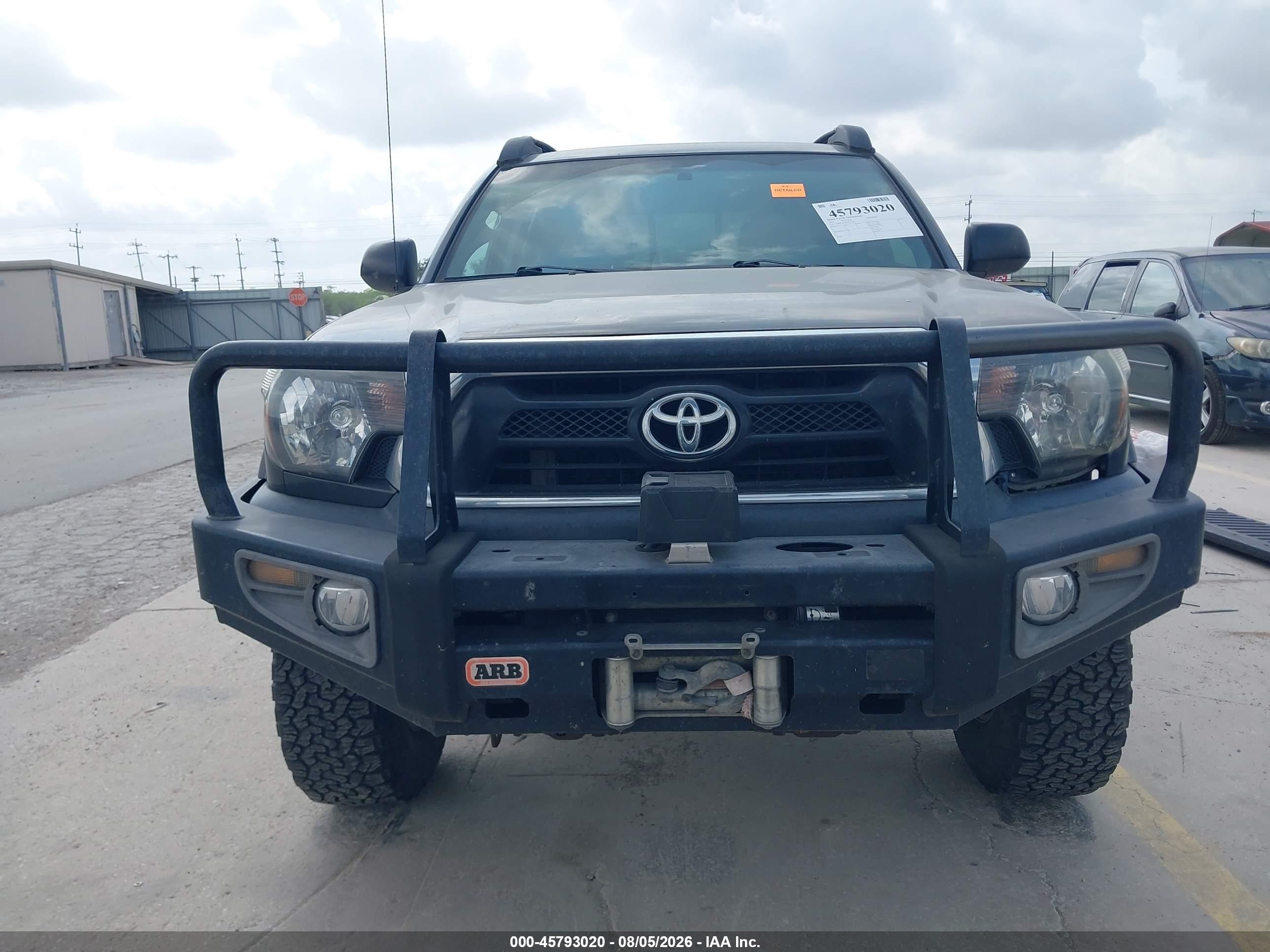 2014 Toyota Tacoma Base V6 Gray vin: 3TMMU4FN0EM072191