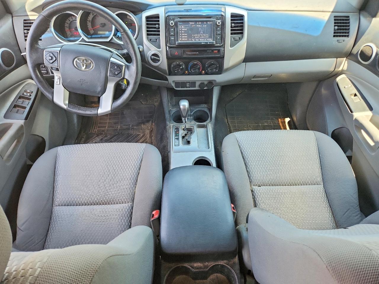 2015 Toyota Tacoma Double Cab Long Bed Серебряный vin: 3TMMU4FN0FM074346