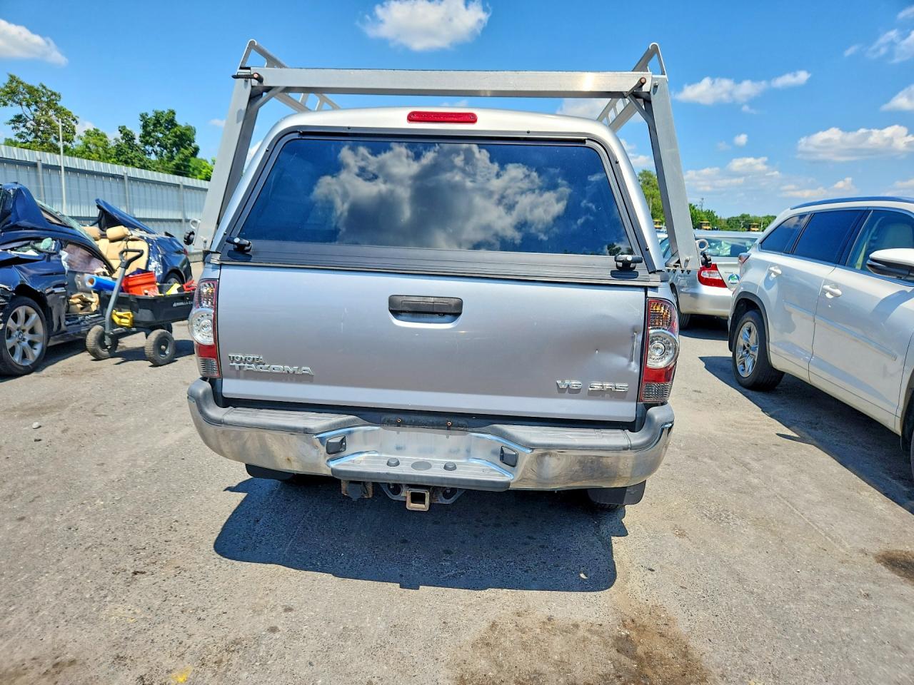 2015 Toyota Tacoma Double Cab Long Bed Серебряный vin: 3TMMU4FN0FM074346