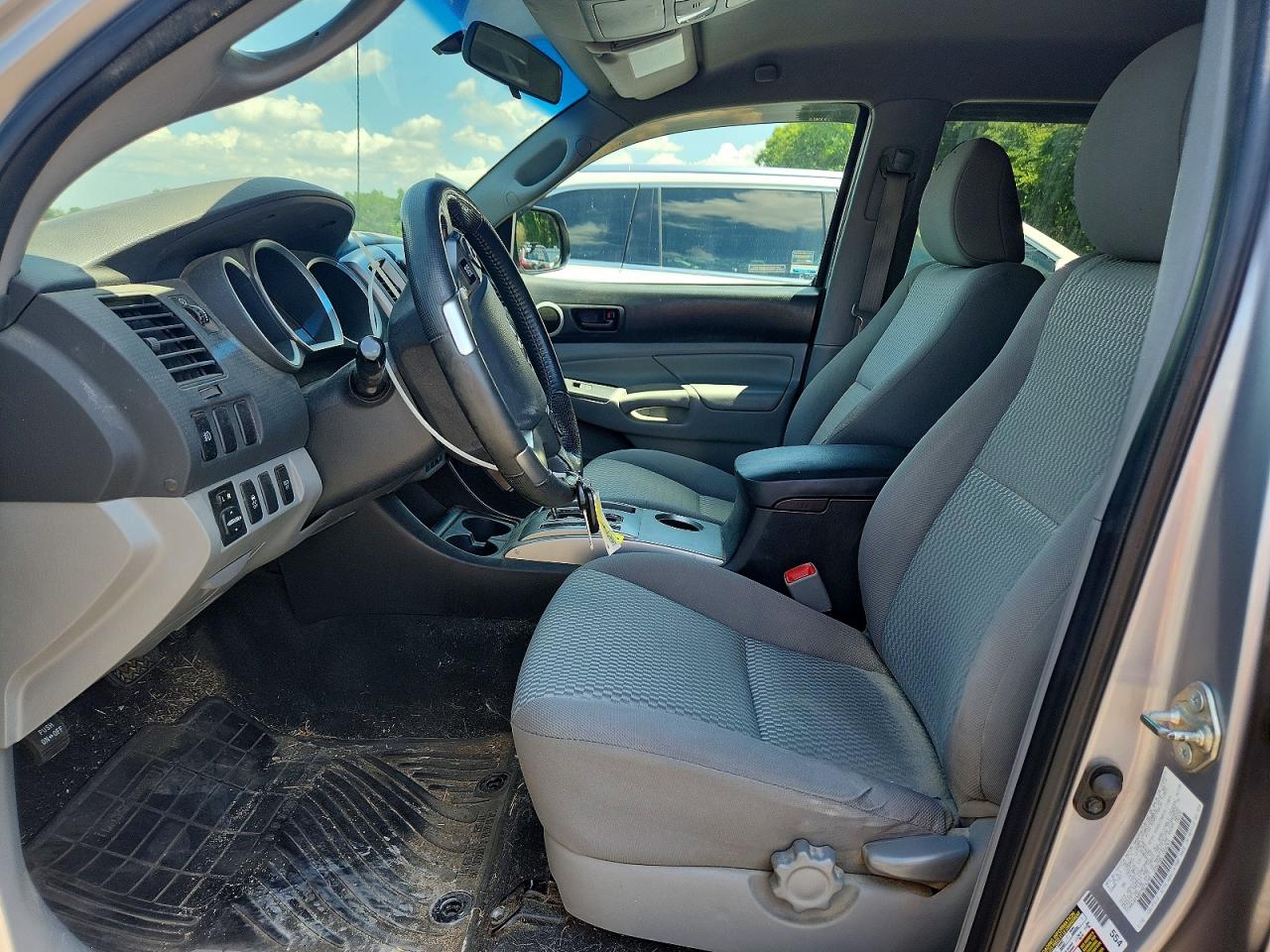 2015 Toyota Tacoma Double Cab Long Bed Серебряный vin: 3TMMU4FN0FM074346