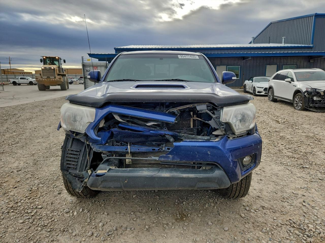2015 Toyota Tacoma Double Cab Long Bed Blue vin: 3TMMU4FN0FM077327