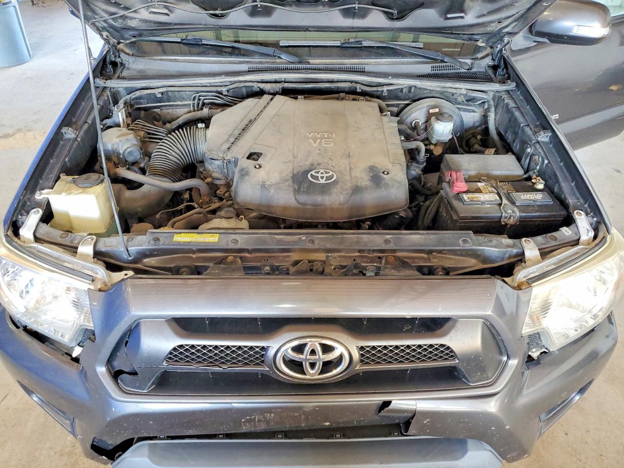 2012 Toyota Tacoma Double Cab Long Bed Gray vin: 3TMMU4FN1CM040766
