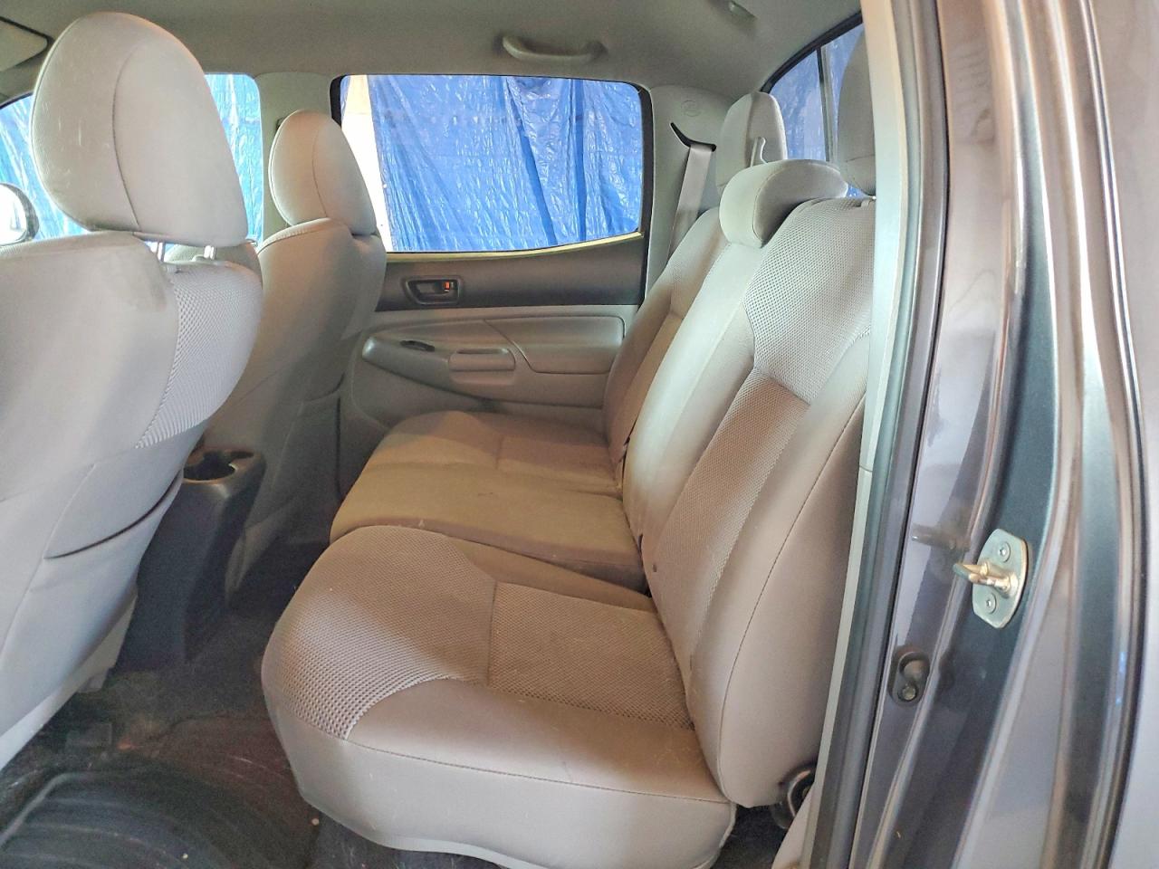 2012 Toyota Tacoma Double Cab Long Bed Gray vin: 3TMMU4FN1CM040766