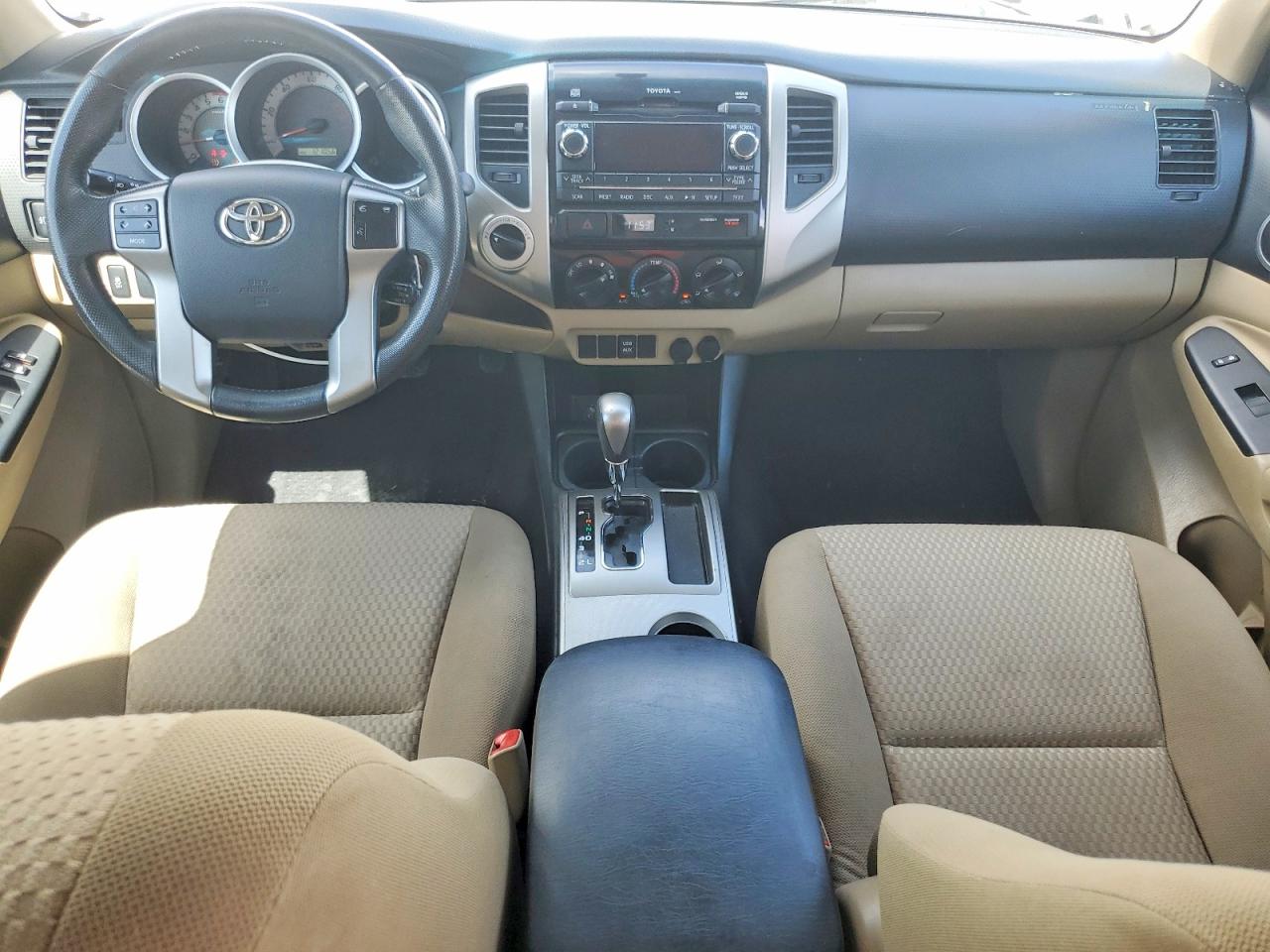 2012 Toyota Tacoma Double Cab Long Bed White vin: 3TMMU4FN1CM043229