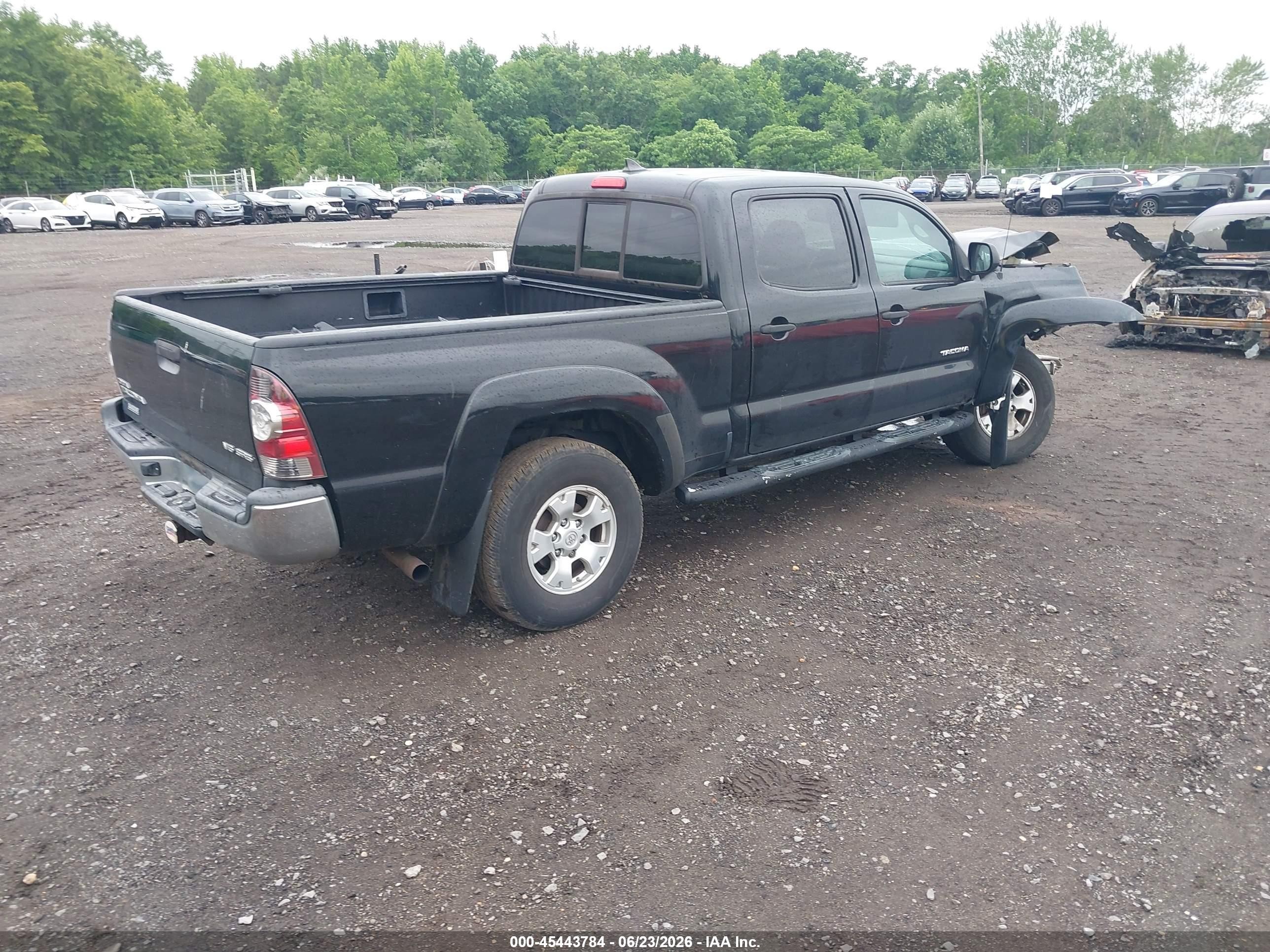 2012 Toyota Tacoma Base V6 Black vin: 3TMMU4FN1CM046678