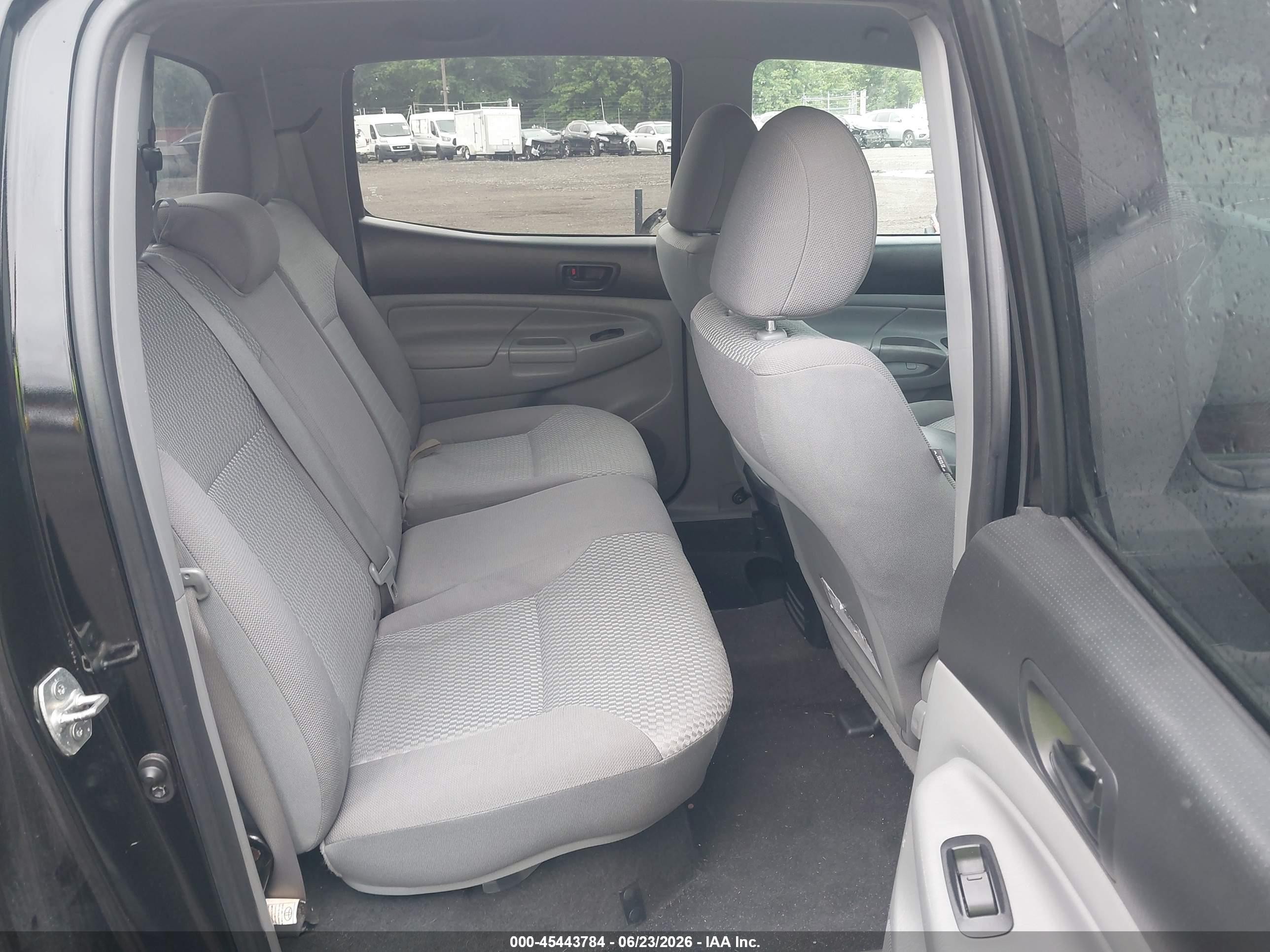 2012 Toyota Tacoma Base V6 Black vin: 3TMMU4FN1CM046678