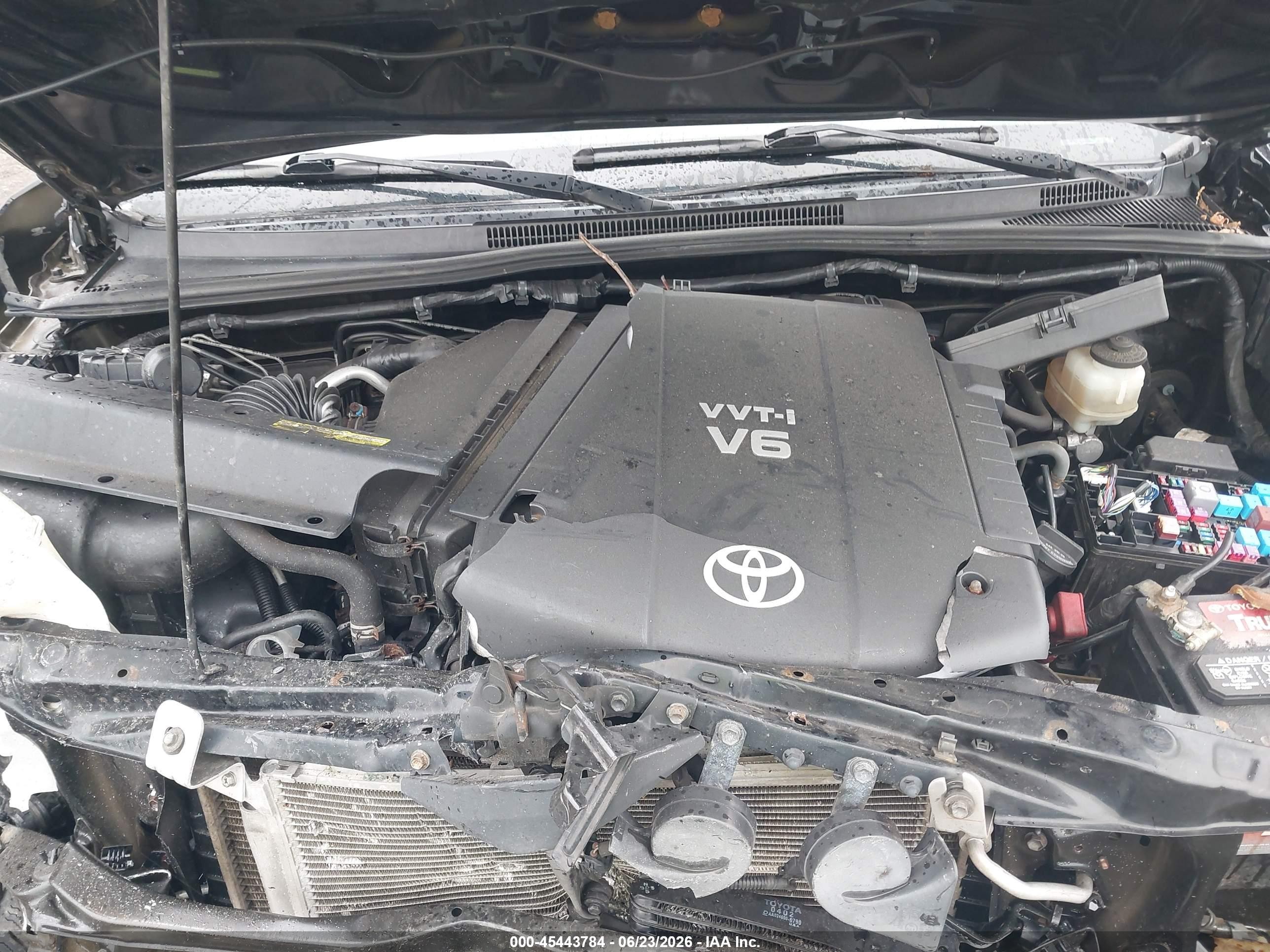 2012 Toyota Tacoma Base V6 Black vin: 3TMMU4FN1CM046678