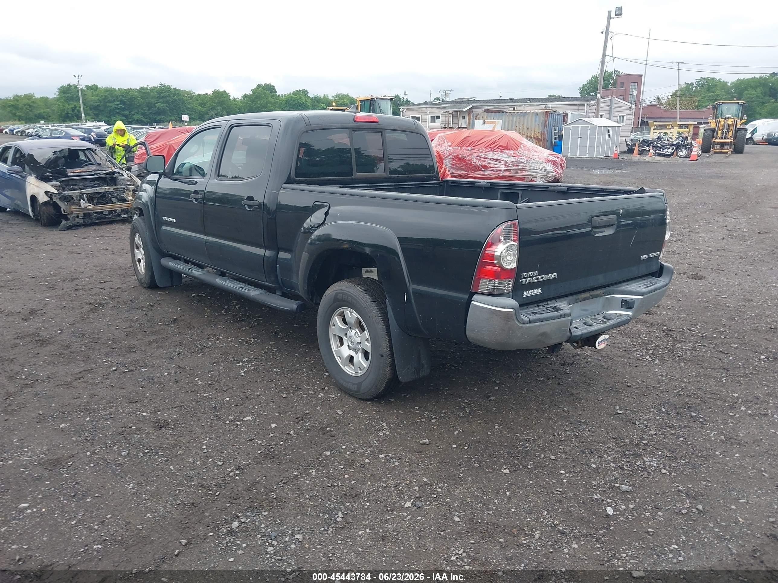 2012 Toyota Tacoma Base V6 Black vin: 3TMMU4FN1CM046678