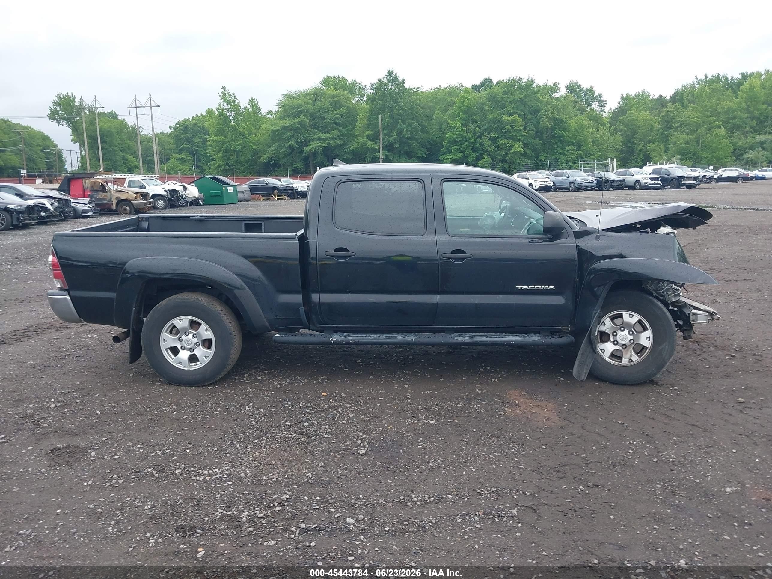2012 Toyota Tacoma Base V6 Black vin: 3TMMU4FN1CM046678