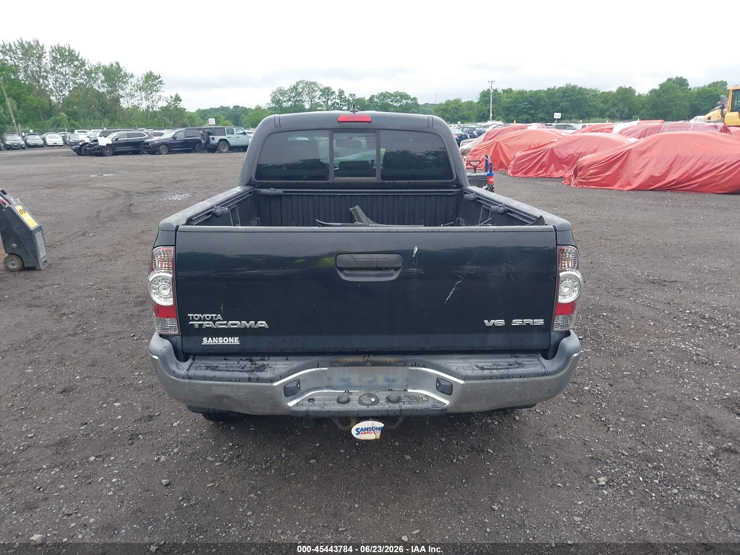 2012 Toyota Tacoma Base V6 Black vin: 3TMMU4FN1CM046678