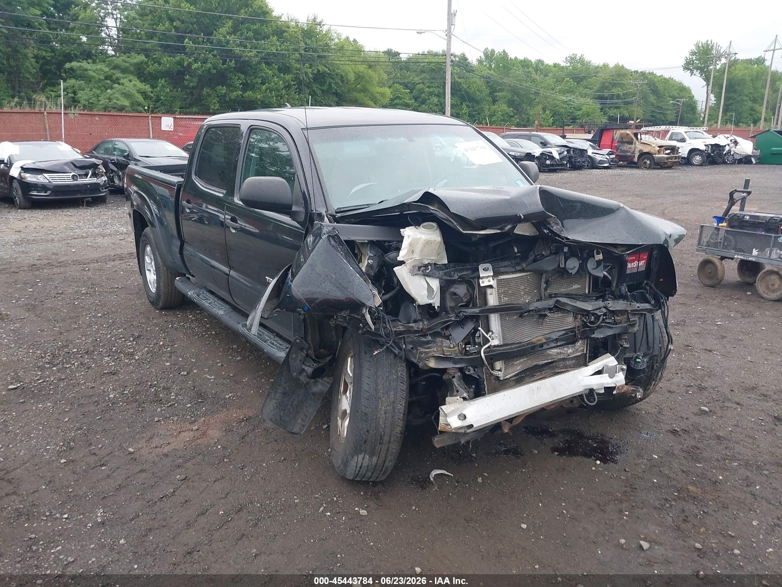 2012 Toyota Tacoma Base V6 Black vin: 3TMMU4FN1CM046678