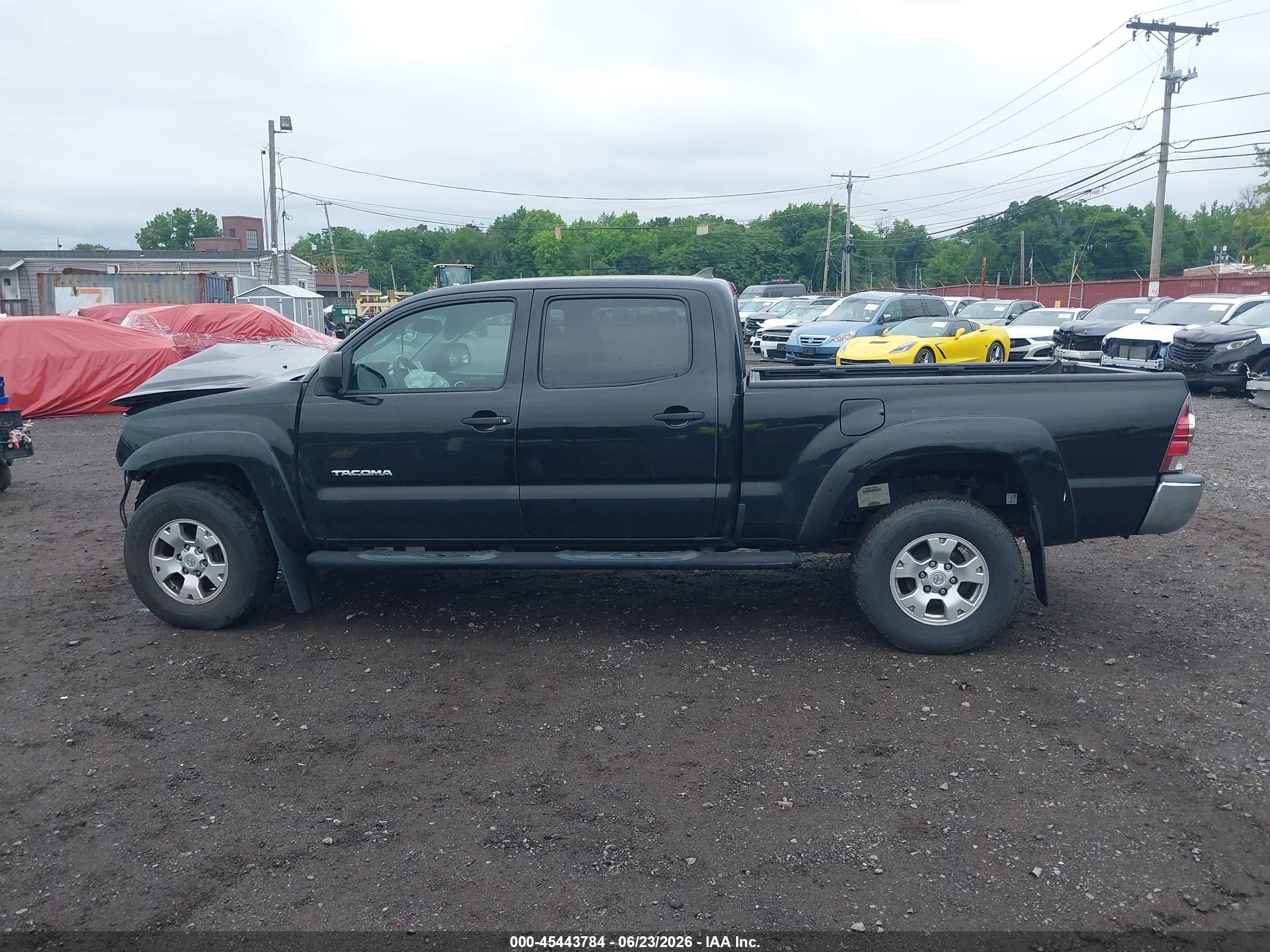 2012 Toyota Tacoma Base V6 Black vin: 3TMMU4FN1CM046678
