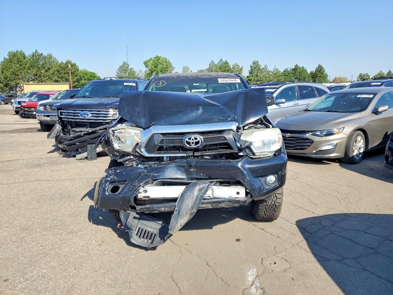 2013 Toyota Tacoma Double Cab Long Bed Black vin: 3TMMU4FN1DM058038