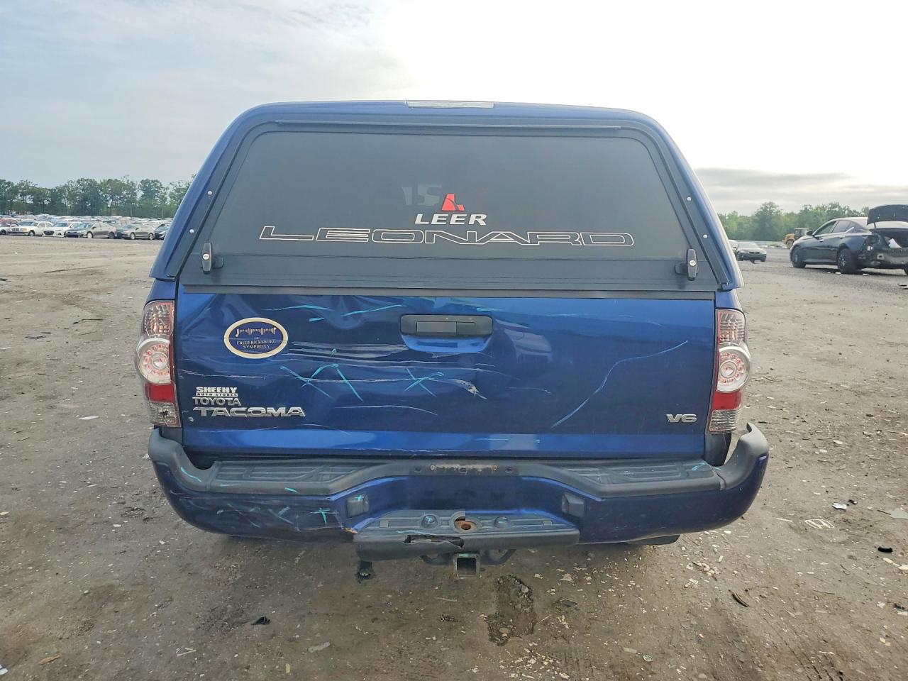 2014 Toyota Tacoma Double Cab Long Bed Blue vin: 3TMMU4FN1EM062317