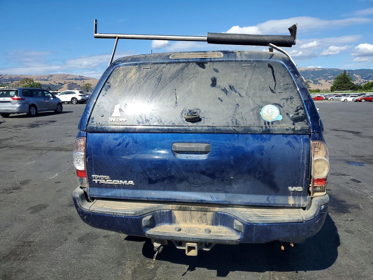 2014 Toyota Tacoma Double Cab Long Bed Blue vin: 3TMMU4FN1EM069879