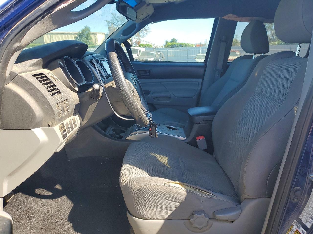 2014 Toyota Tacoma Double Cab Long Bed Blue vin: 3TMMU4FN1EM069879