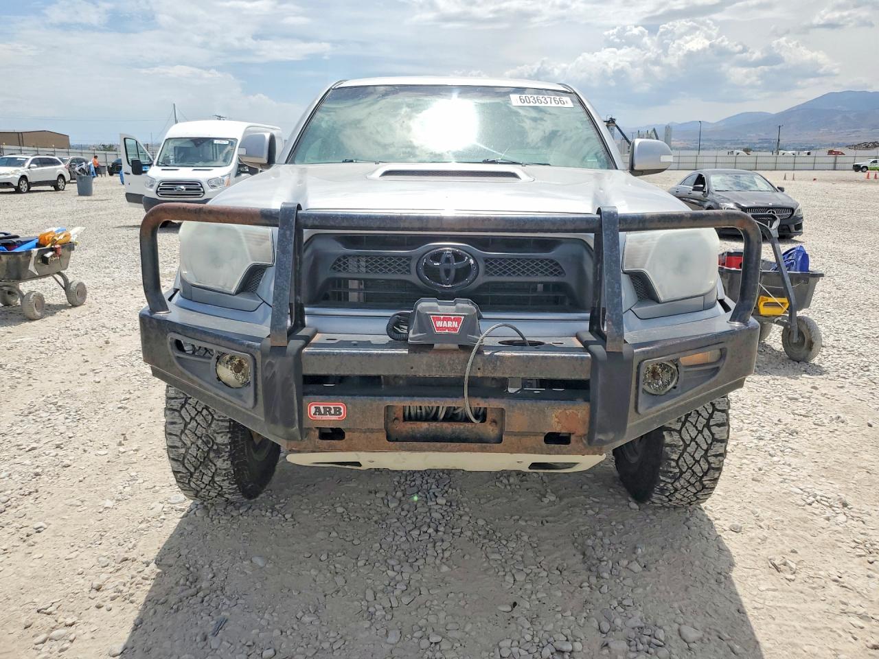 2015 Toyota Tacoma Double Cab Long Bed Silver vin: 3TMMU4FN1FM084934