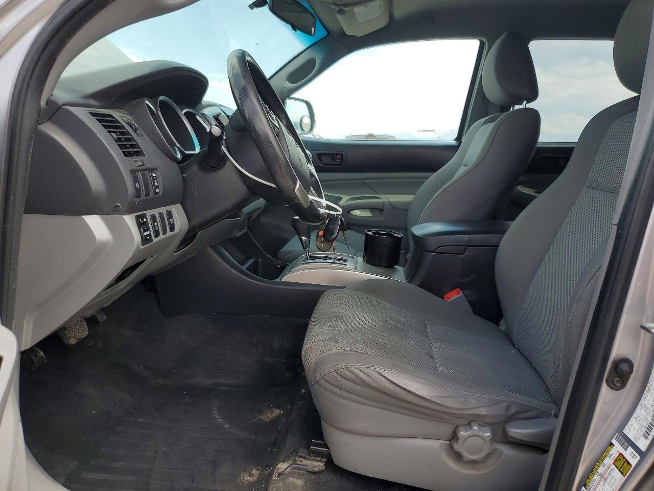 2015 Toyota Tacoma Double Cab Long Bed Silver vin: 3TMMU4FN1FM084934