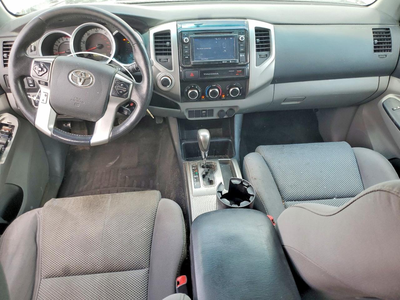2015 Toyota Tacoma Double Cab Long Bed Silver vin: 3TMMU4FN1FM084934