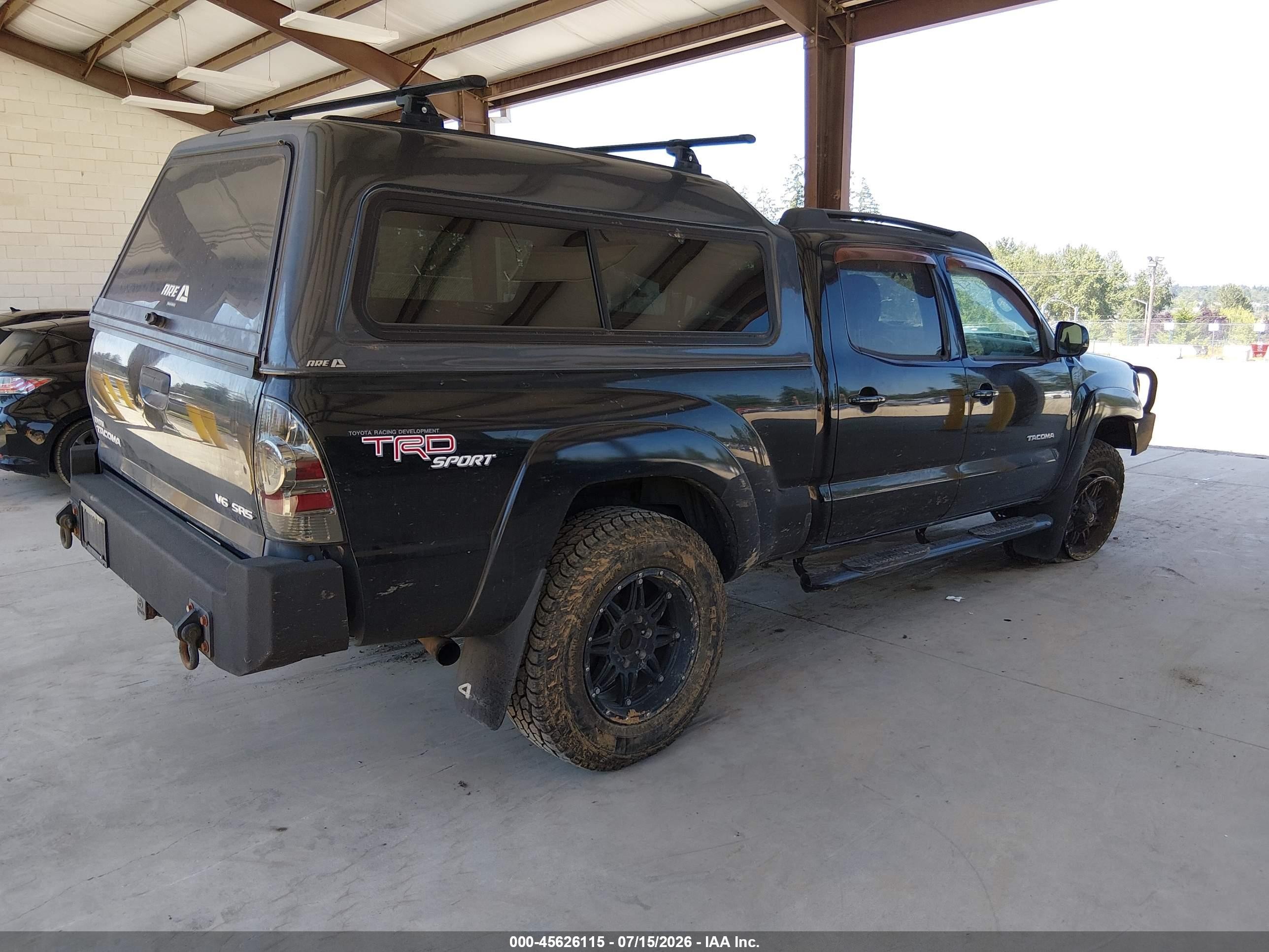 2010 Toyota Tacoma V6 Gray vin: 3TMMU4FN2AM020037