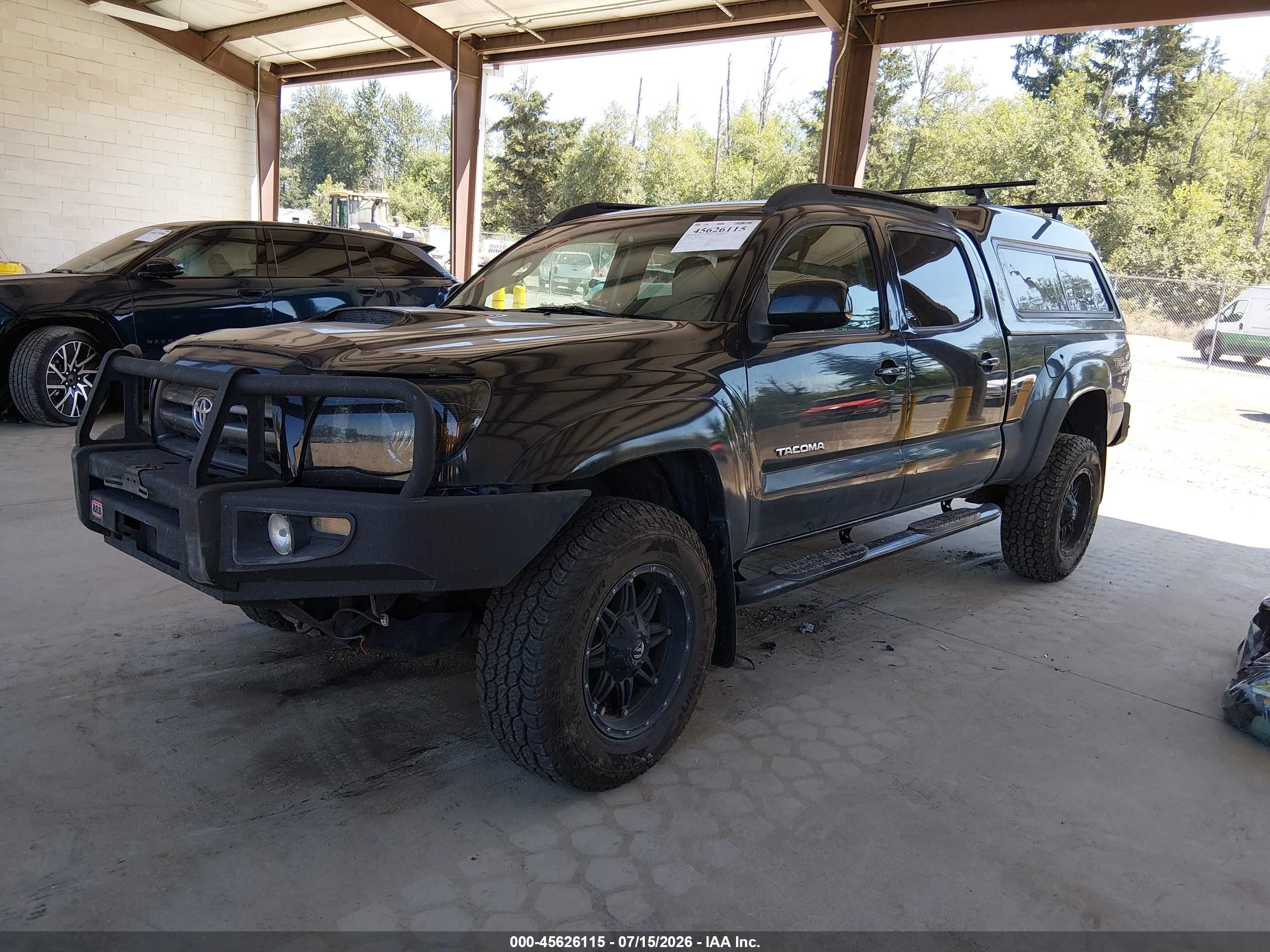 2010 Toyota Tacoma V6 Gray vin: 3TMMU4FN2AM020037