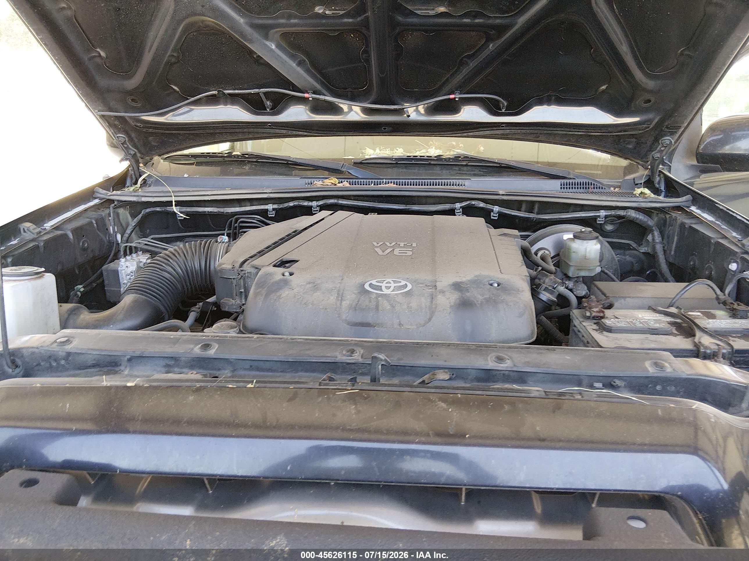 2010 Toyota Tacoma V6 Gray vin: 3TMMU4FN2AM020037