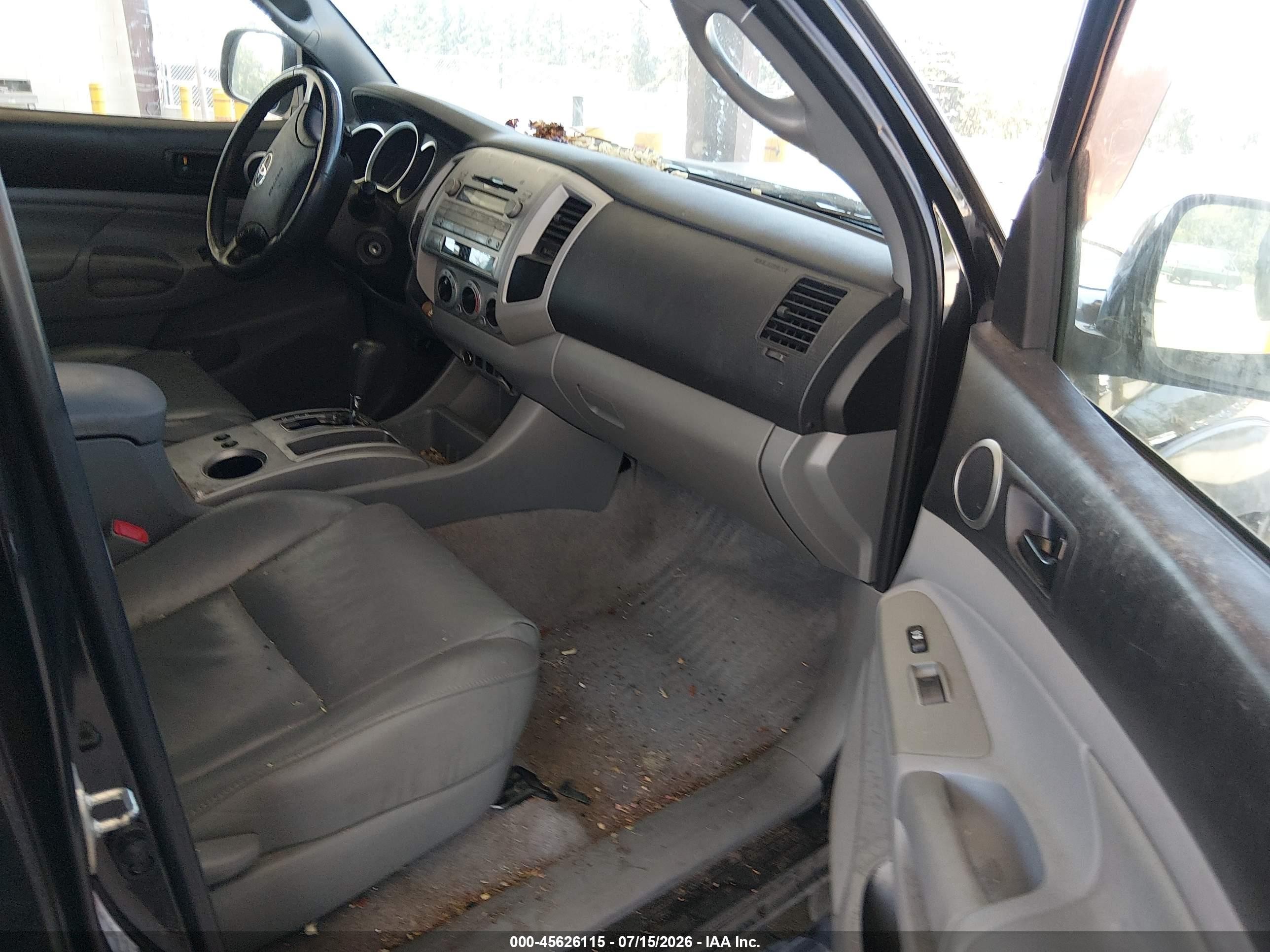 2010 Toyota Tacoma V6 Gray vin: 3TMMU4FN2AM020037