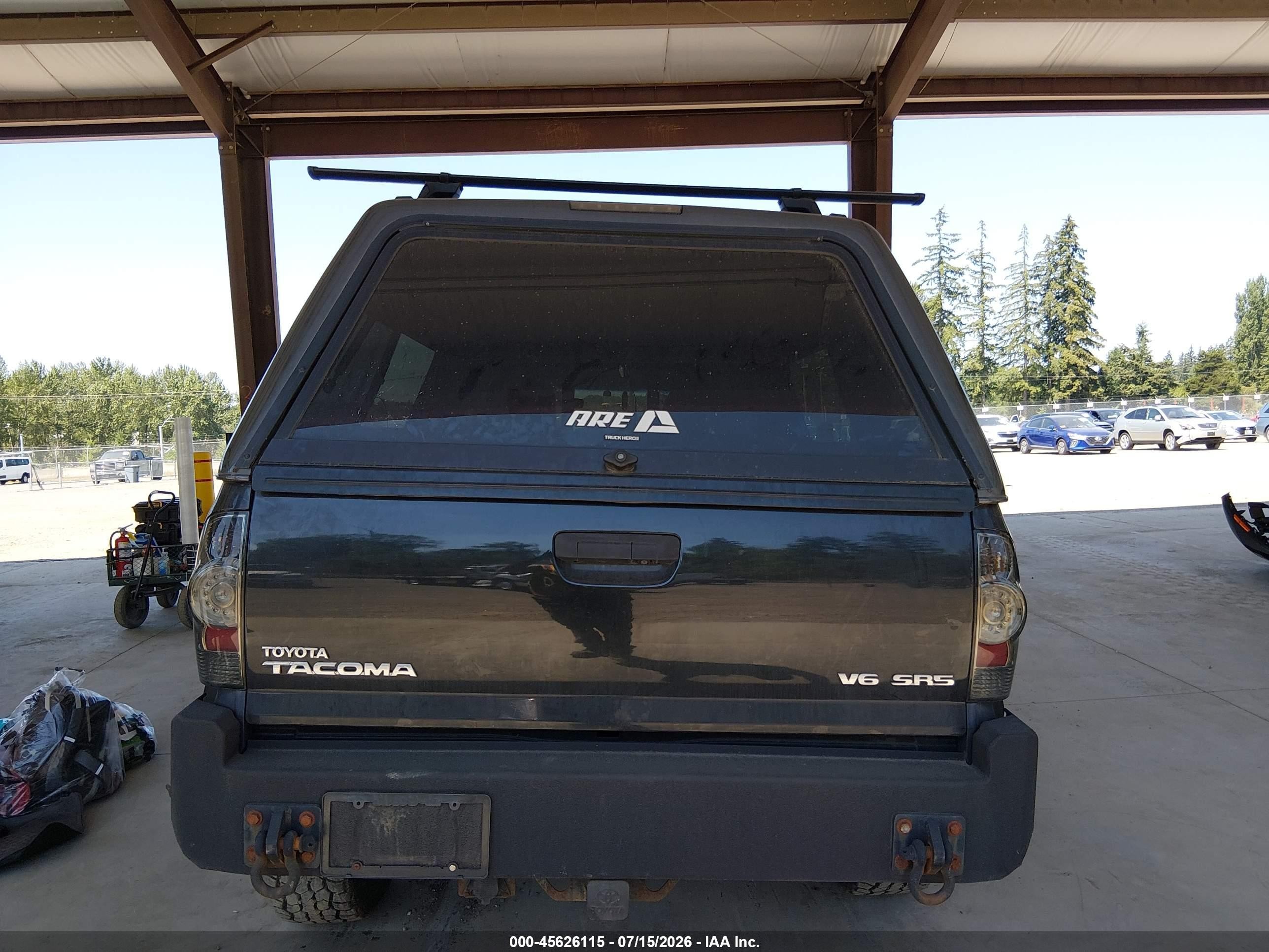 2010 Toyota Tacoma V6 Gray vin: 3TMMU4FN2AM020037
