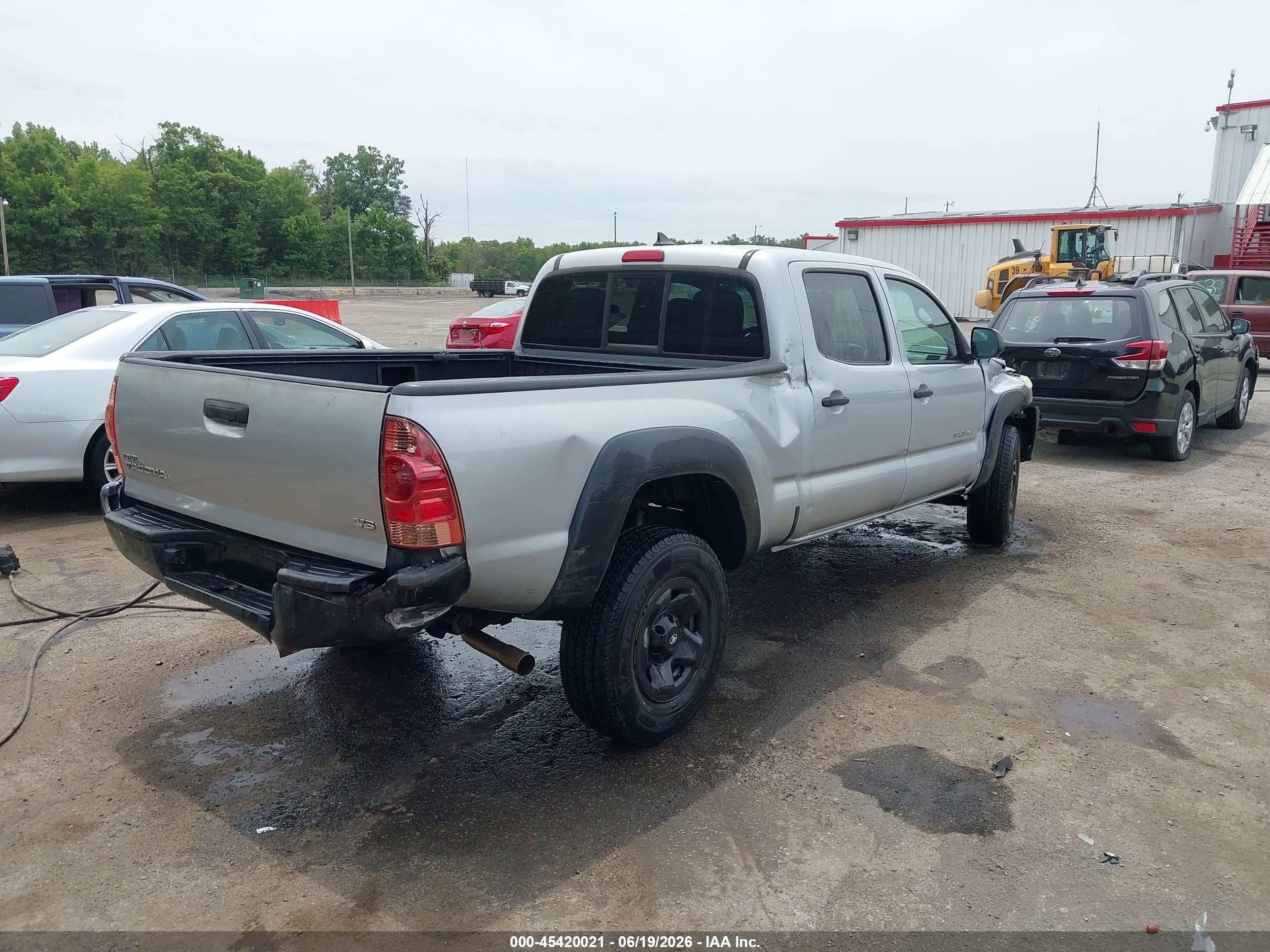 2012 Toyota Tacoma V6 Серый vin: 3TMMU4FN2CM043479