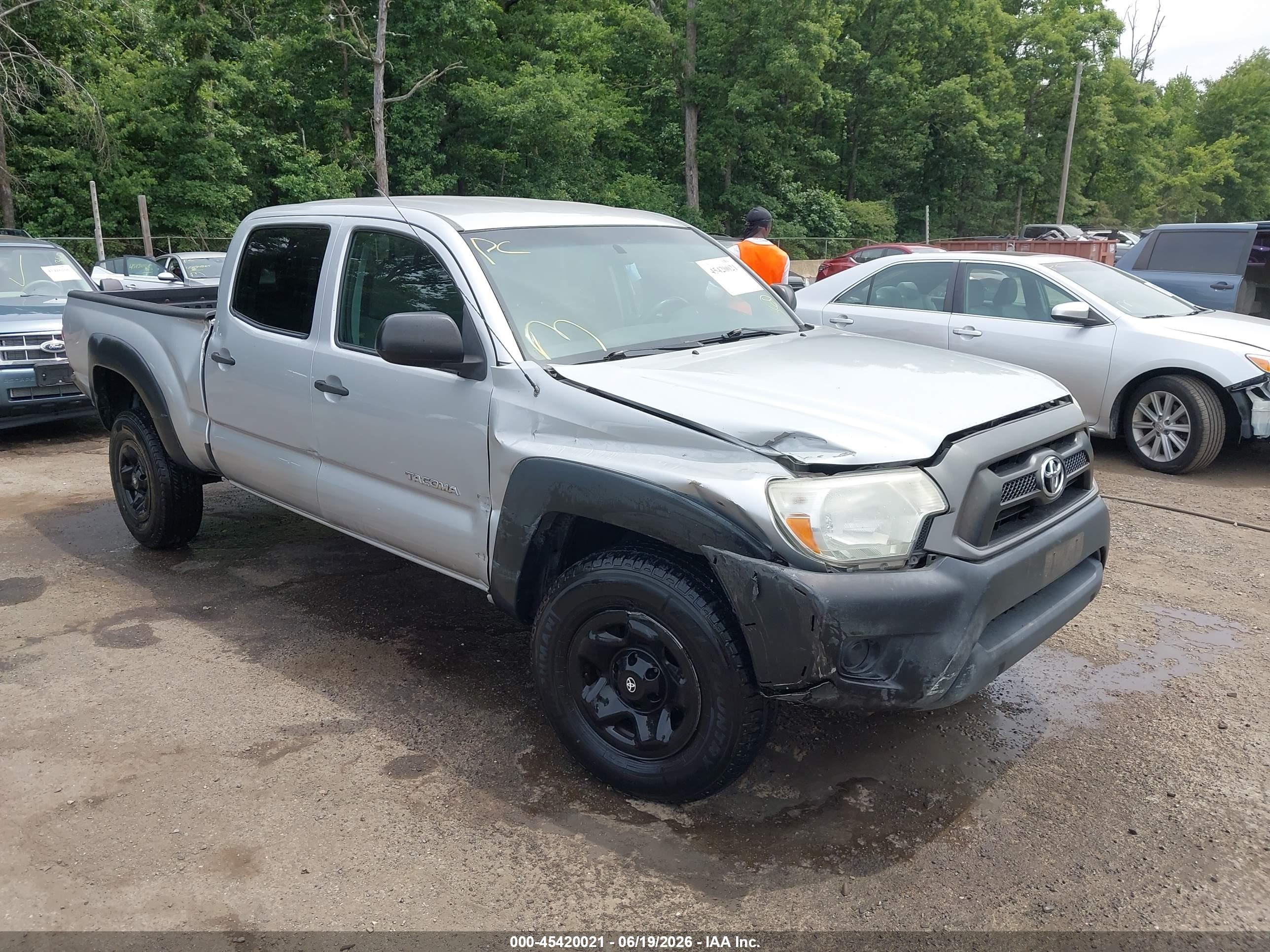 2012 Toyota Tacoma V6 Серый vin: 3TMMU4FN2CM043479