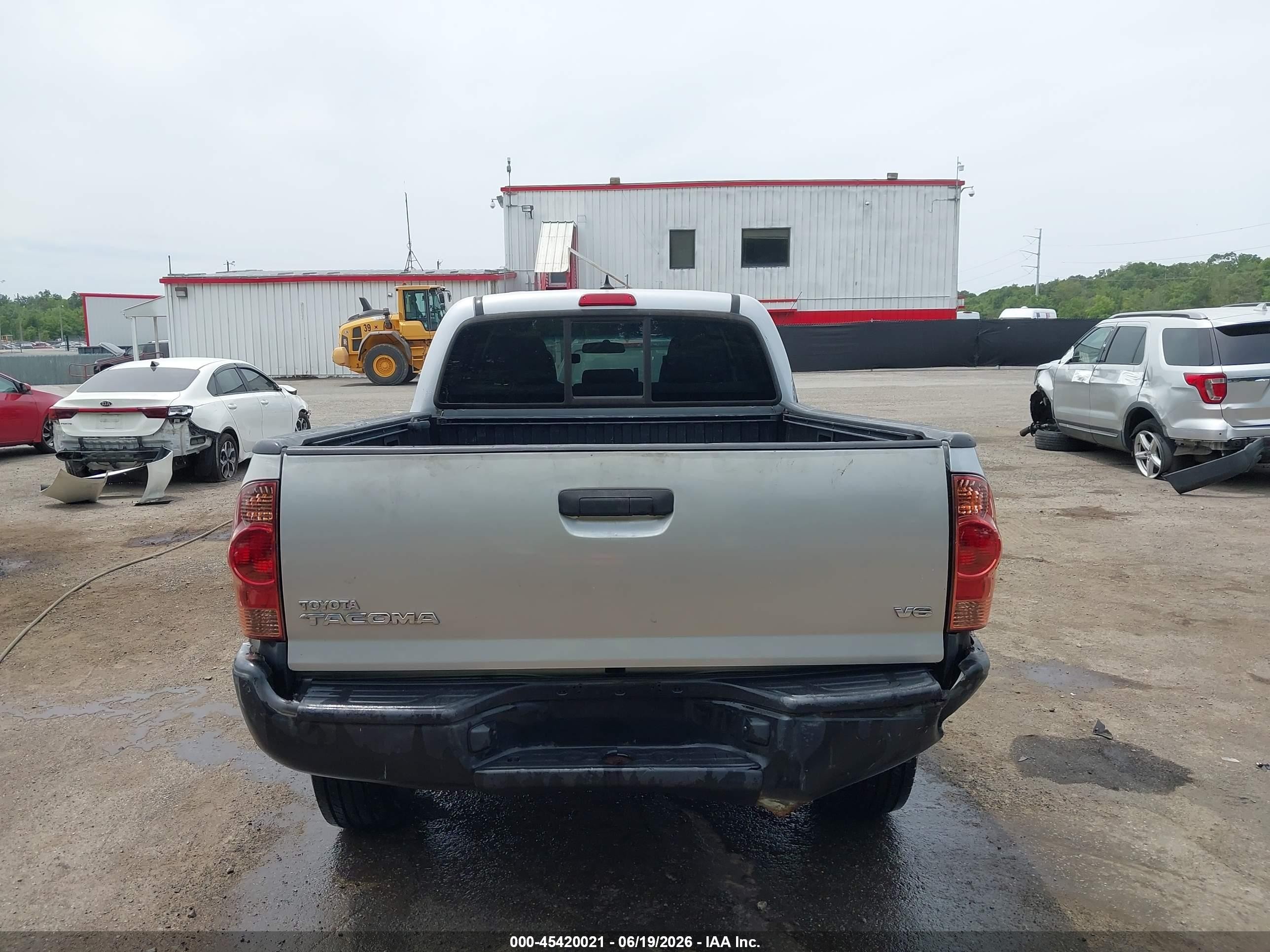2012 Toyota Tacoma V6 Серый vin: 3TMMU4FN2CM043479