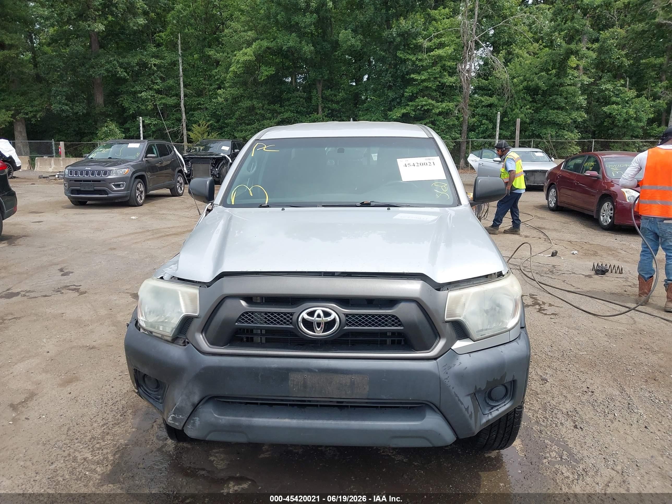 2012 Toyota Tacoma V6 Серый vin: 3TMMU4FN2CM043479