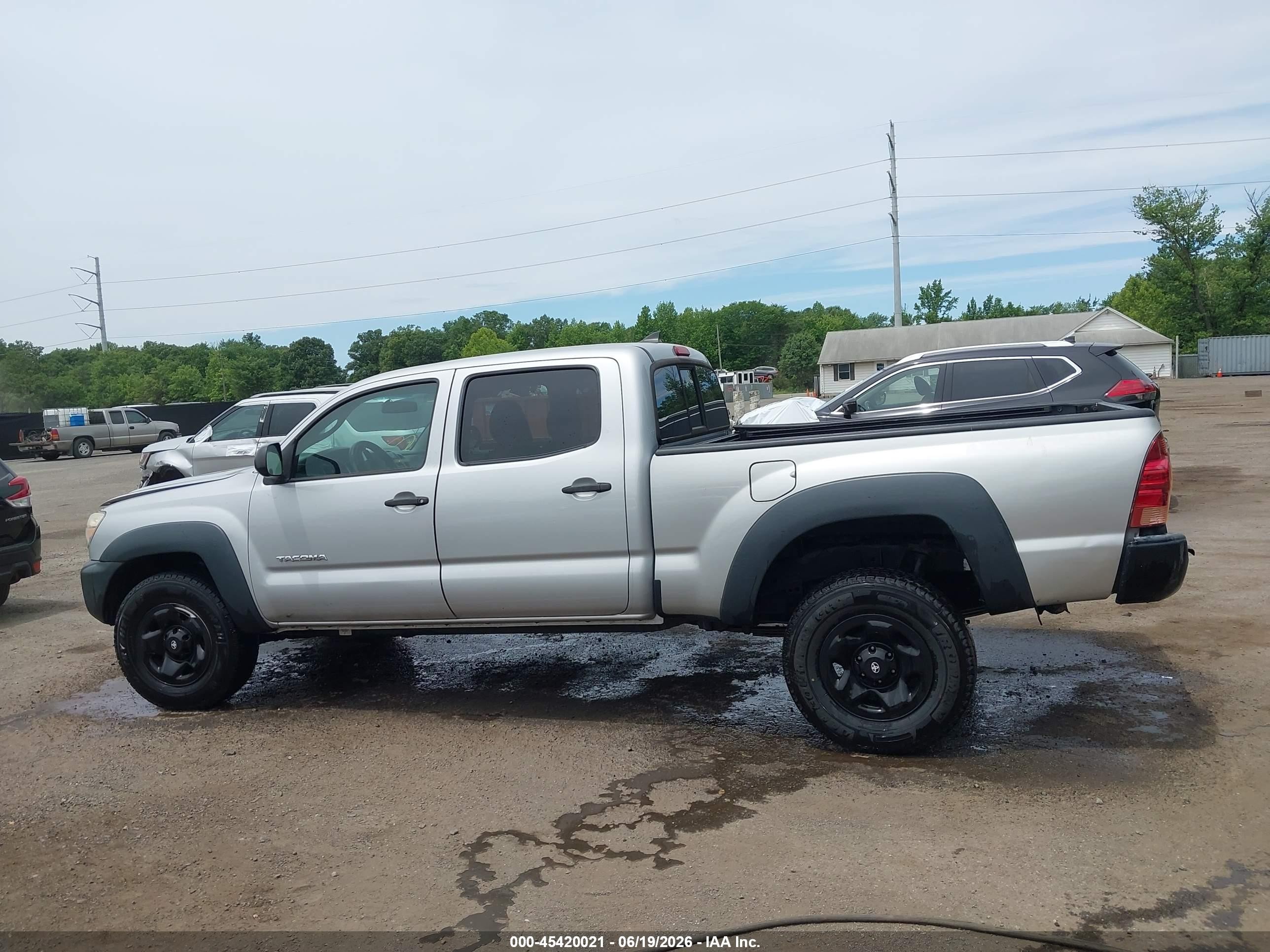 2012 Toyota Tacoma V6 Серый vin: 3TMMU4FN2CM043479