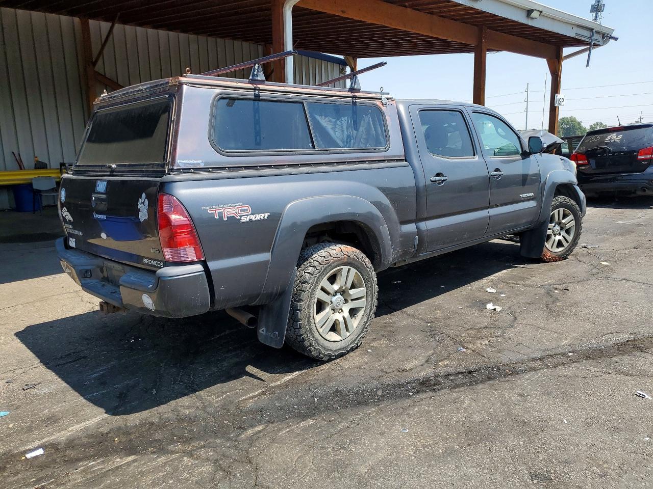 2012 Toyota Tacoma Double Cab Long Bed Серый vin: 3TMMU4FN2CM043496