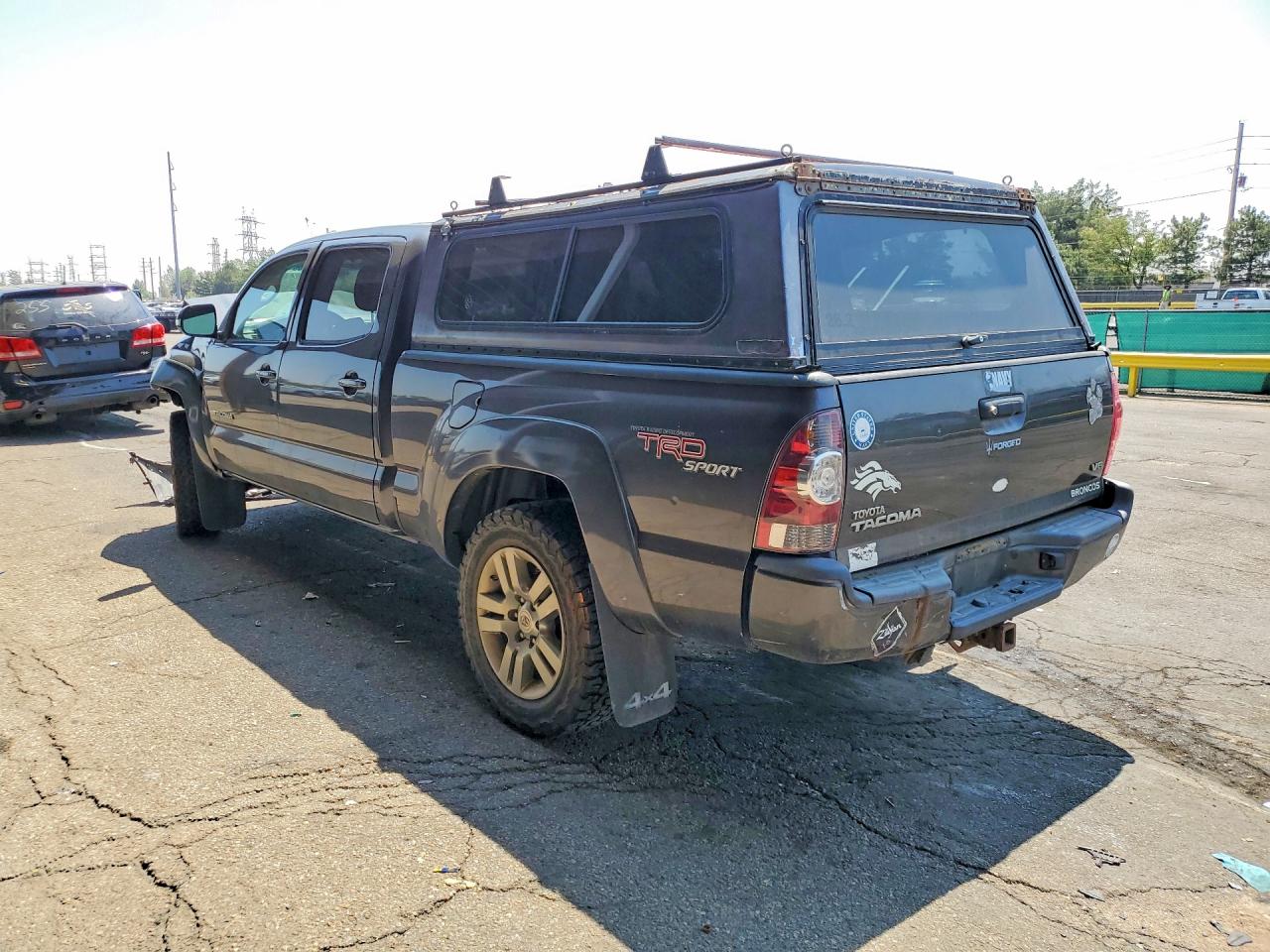 2012 Toyota Tacoma Double Cab Long Bed Серый vin: 3TMMU4FN2CM043496