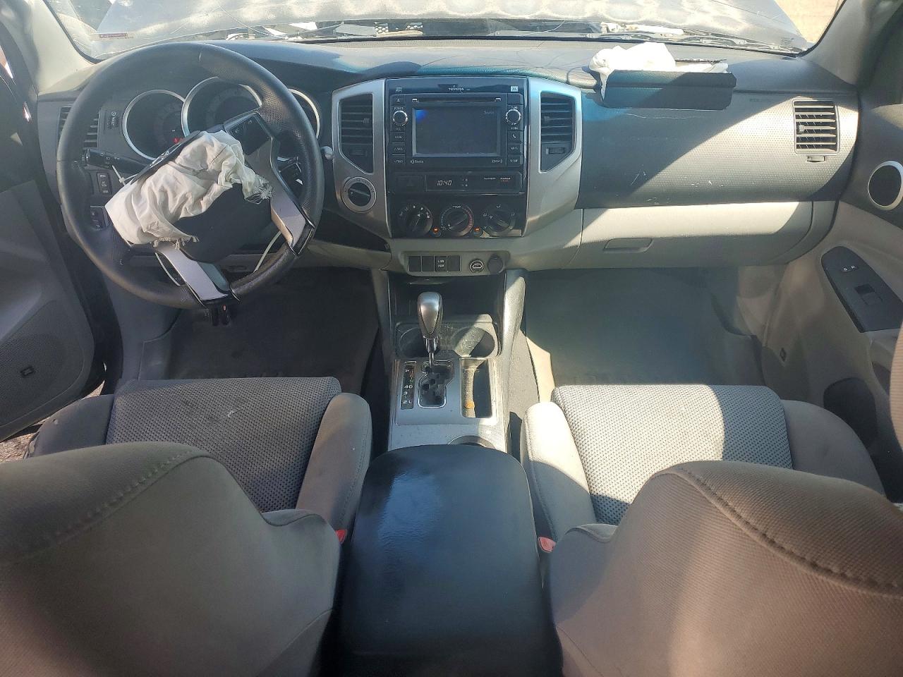2012 Toyota Tacoma Double Cab Long Bed Серый vin: 3TMMU4FN2CM043496
