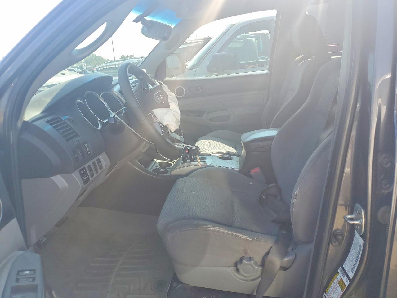 2012 Toyota Tacoma Double Cab Long Bed Серый vin: 3TMMU4FN2CM043496