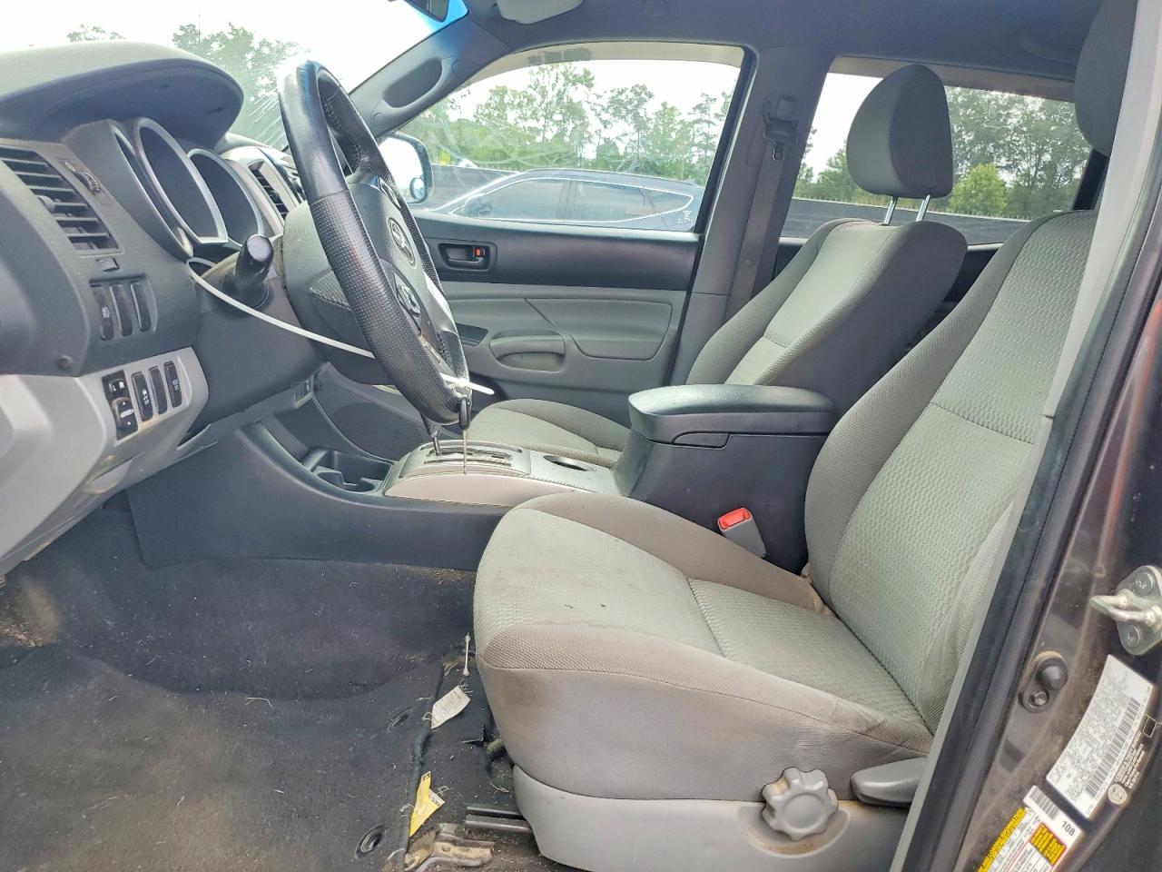 2014 Toyota Tacoma Double Cab Long Bed Gray vin: 3TMMU4FN2EM063704
