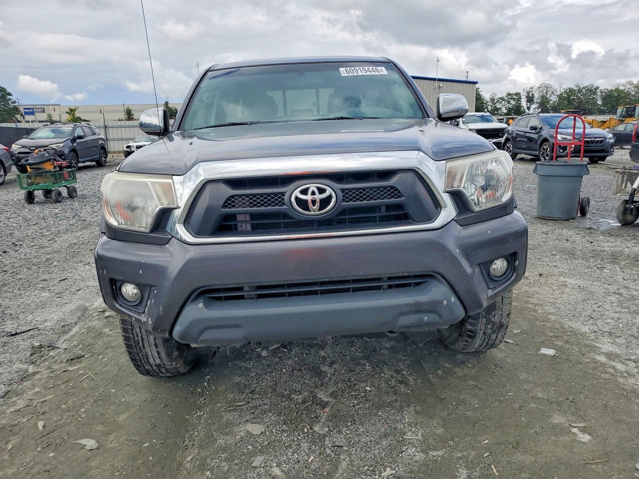 2014 Toyota Tacoma Double Cab Long Bed Gray vin: 3TMMU4FN2EM063704