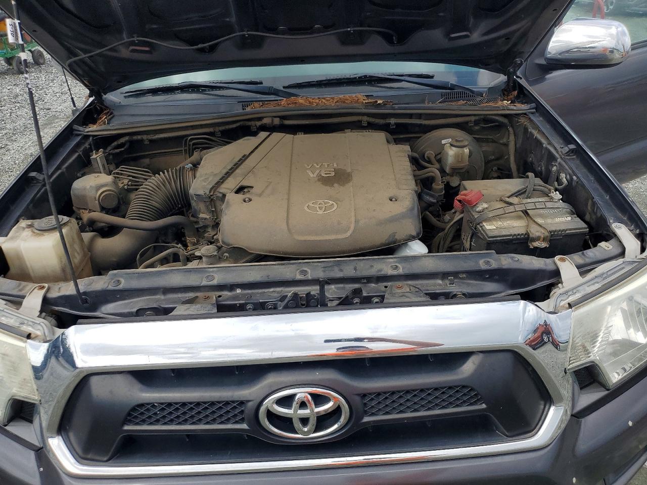 2014 Toyota Tacoma Double Cab Long Bed Gray vin: 3TMMU4FN2EM063704