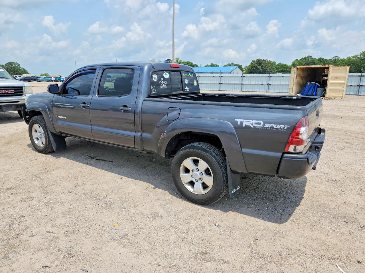 2014 Toyota Tacoma Double Cab Long Bed Gray vin: 3TMMU4FN2EM068434