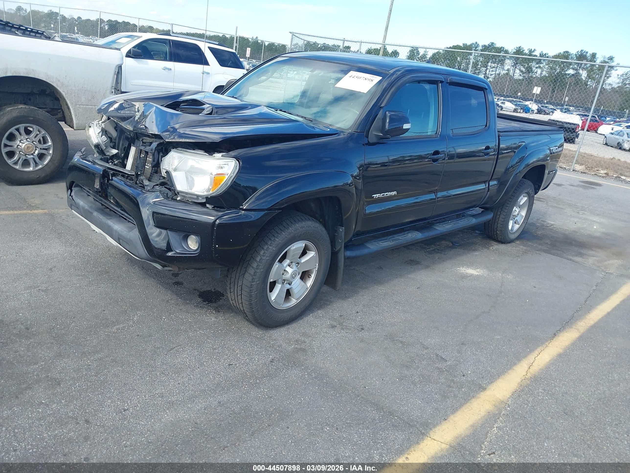 2015 Toyota Tacoma Base V6 Black vin: 3TMMU4FN2FM083369