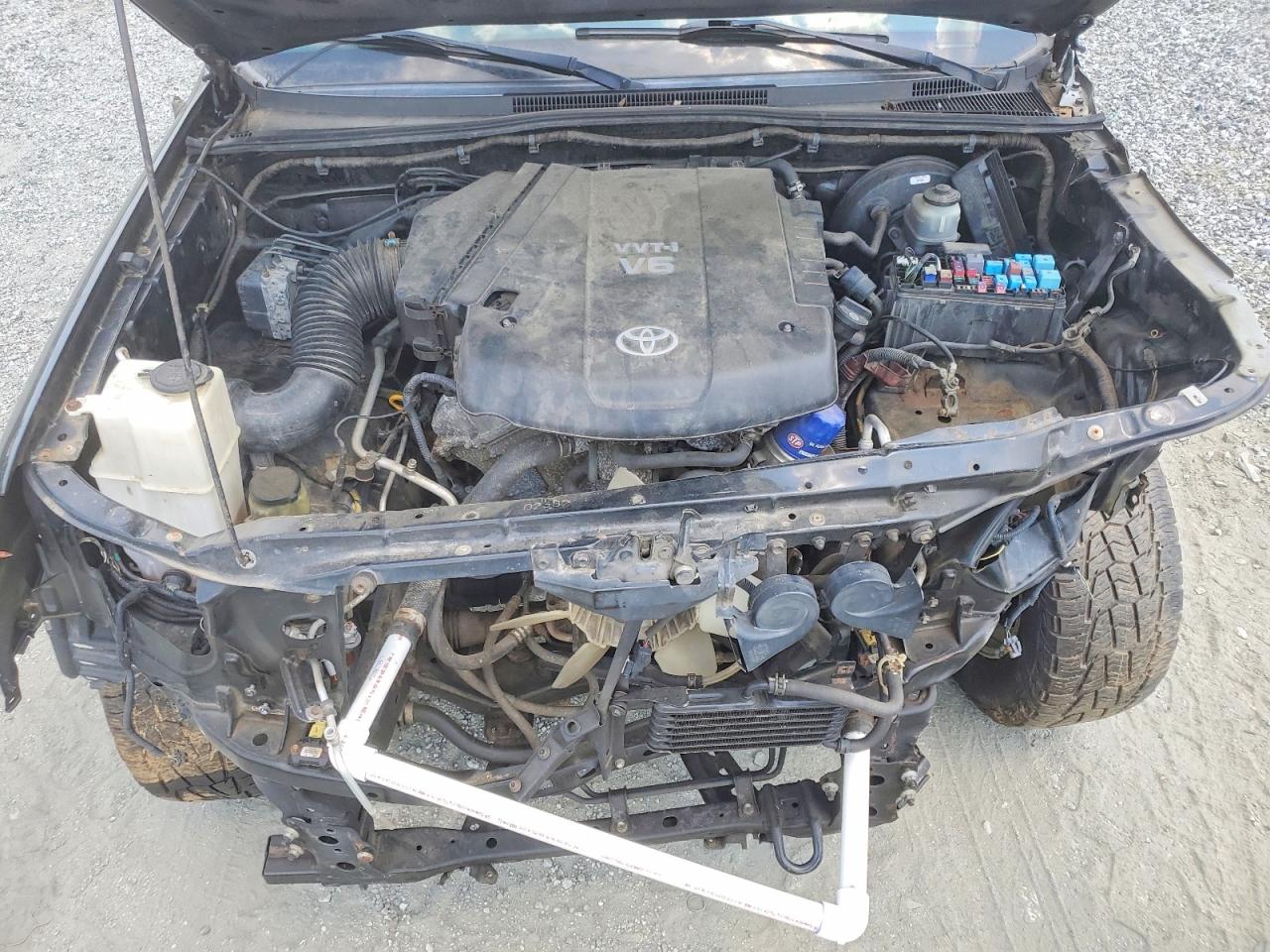 2010 Toyota Tacoma Double Cab Black vin: 3TMMU4FN3AM018278