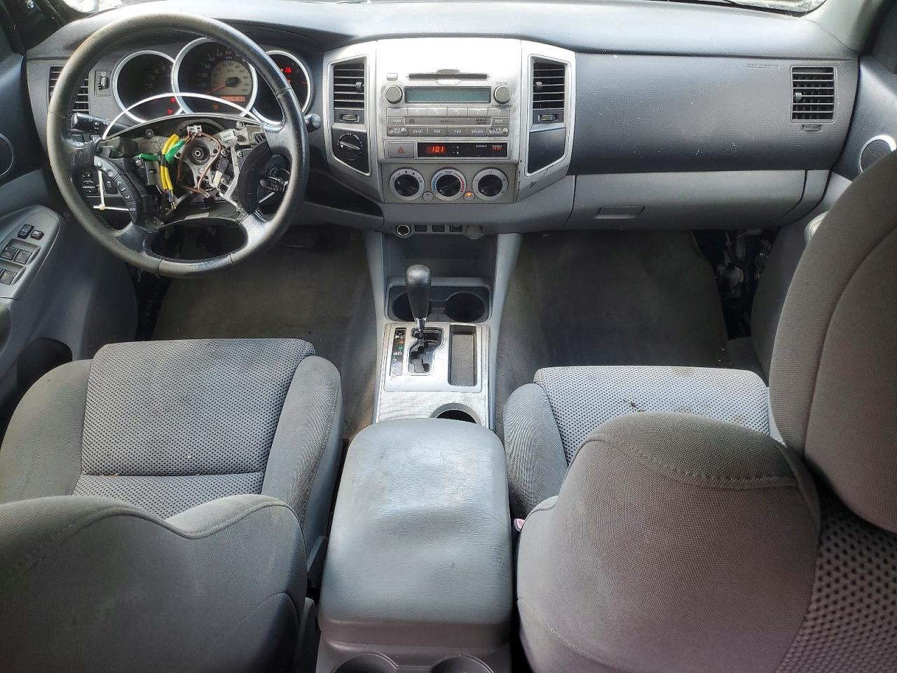 2010 Toyota Tacoma Double Cab Black vin: 3TMMU4FN3AM018278